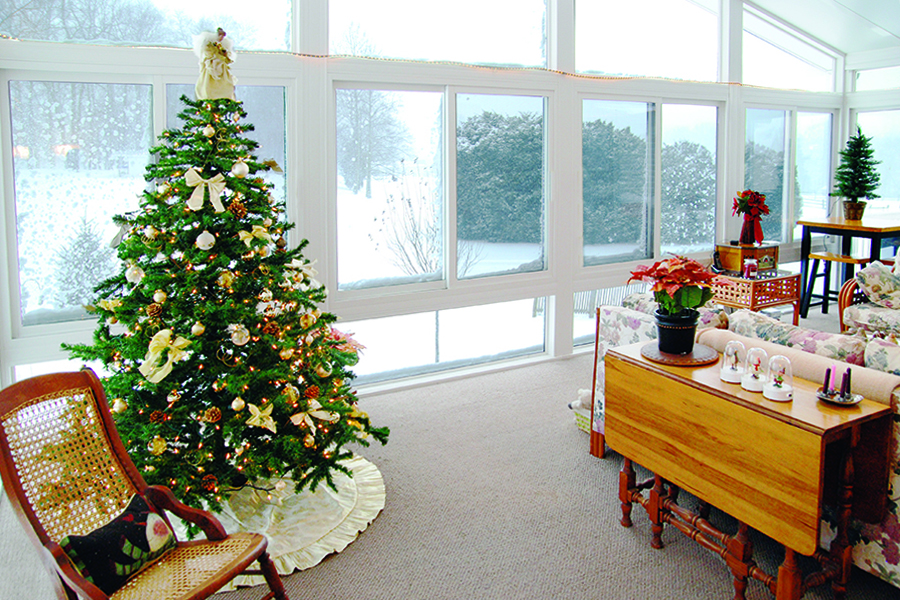 Enjoy your sunroom throughout the winter!