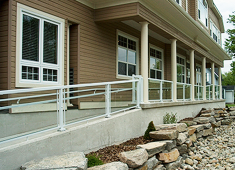 Commercial railing applications