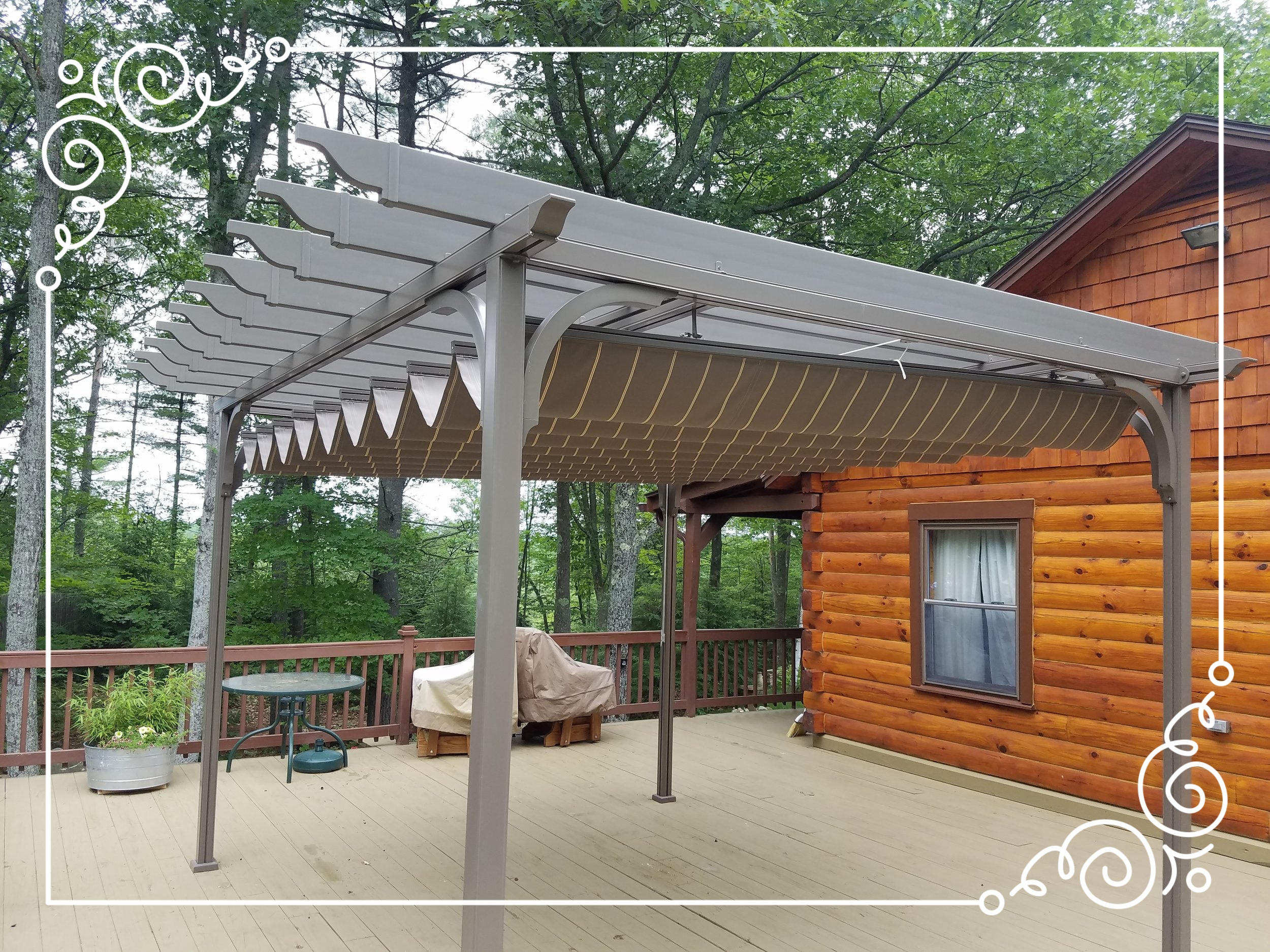 Under Pergola Canopy