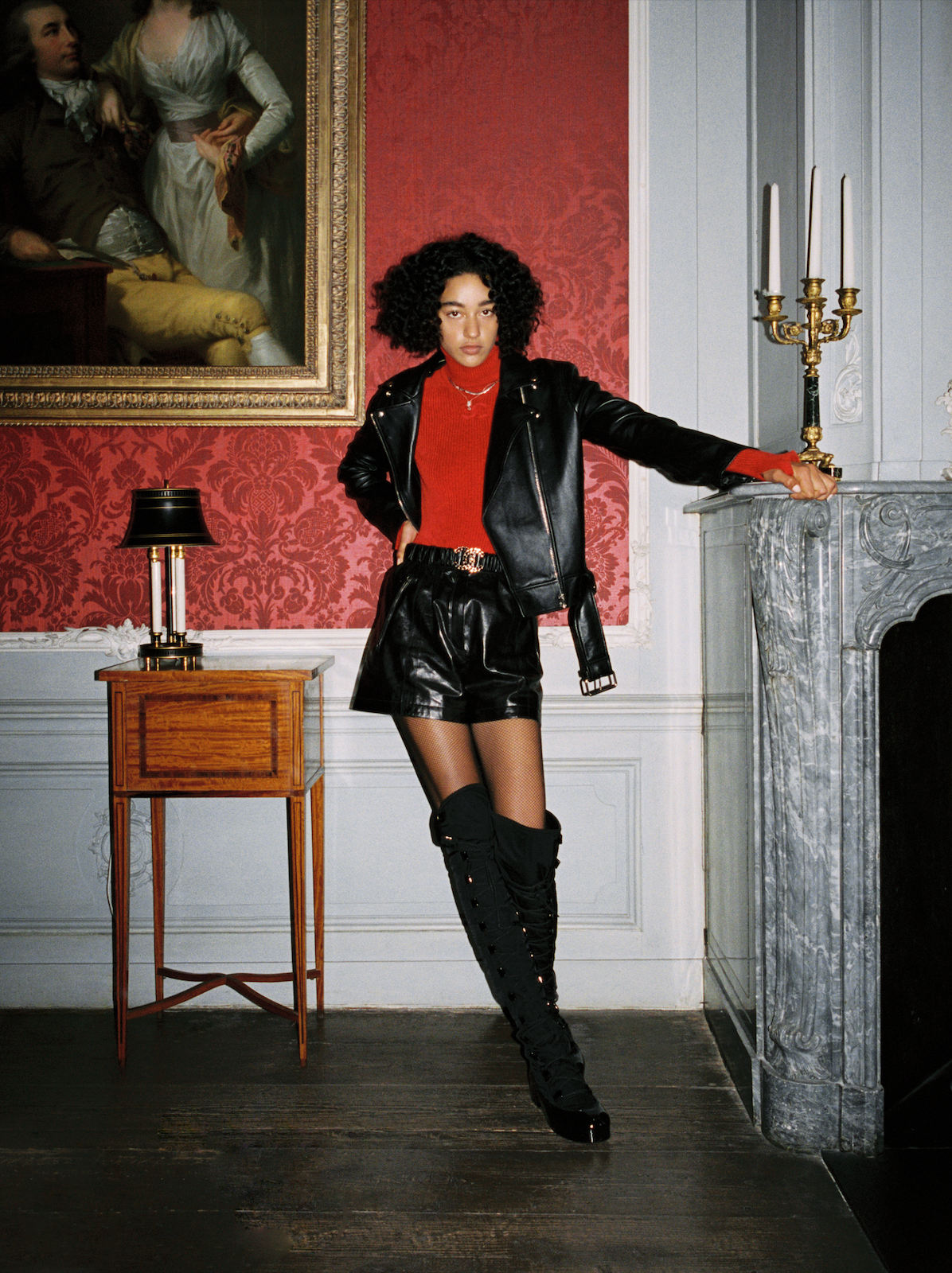 damaris godrie by walter pierre for vogue netherlands x chanel 