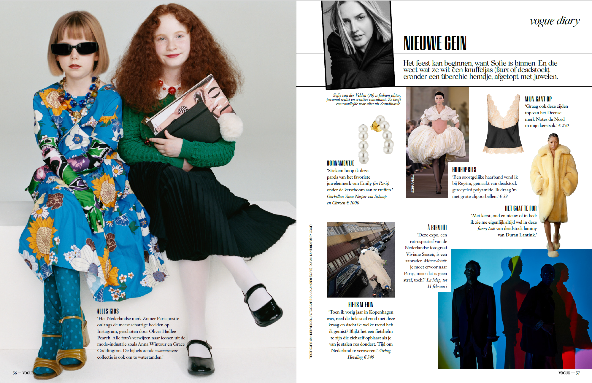 vogue netherlands personal diary page