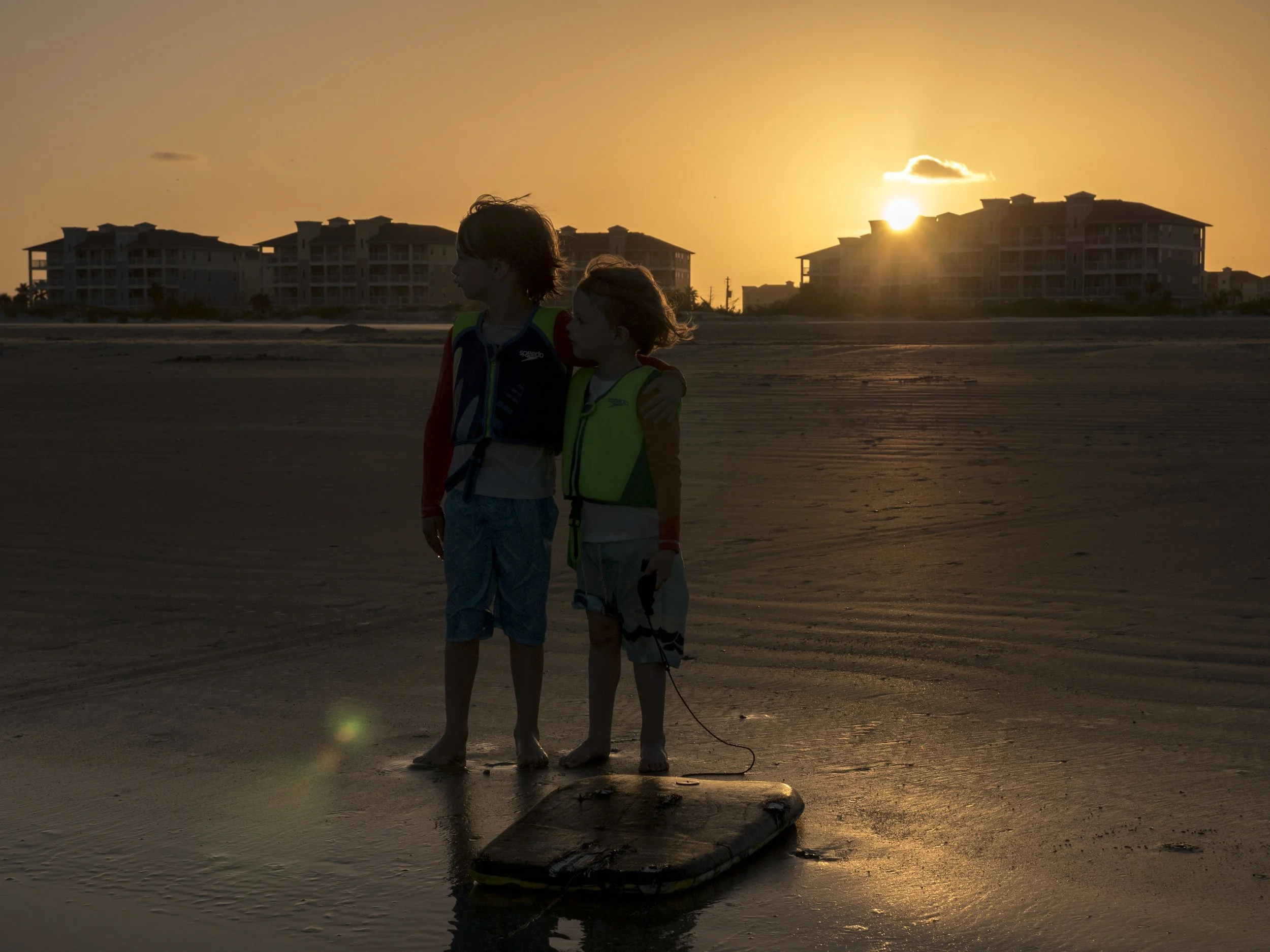 Boys on Beack and Sunset.jpg