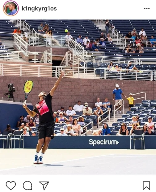 6.) ACE - Nick in great form here at the US Open