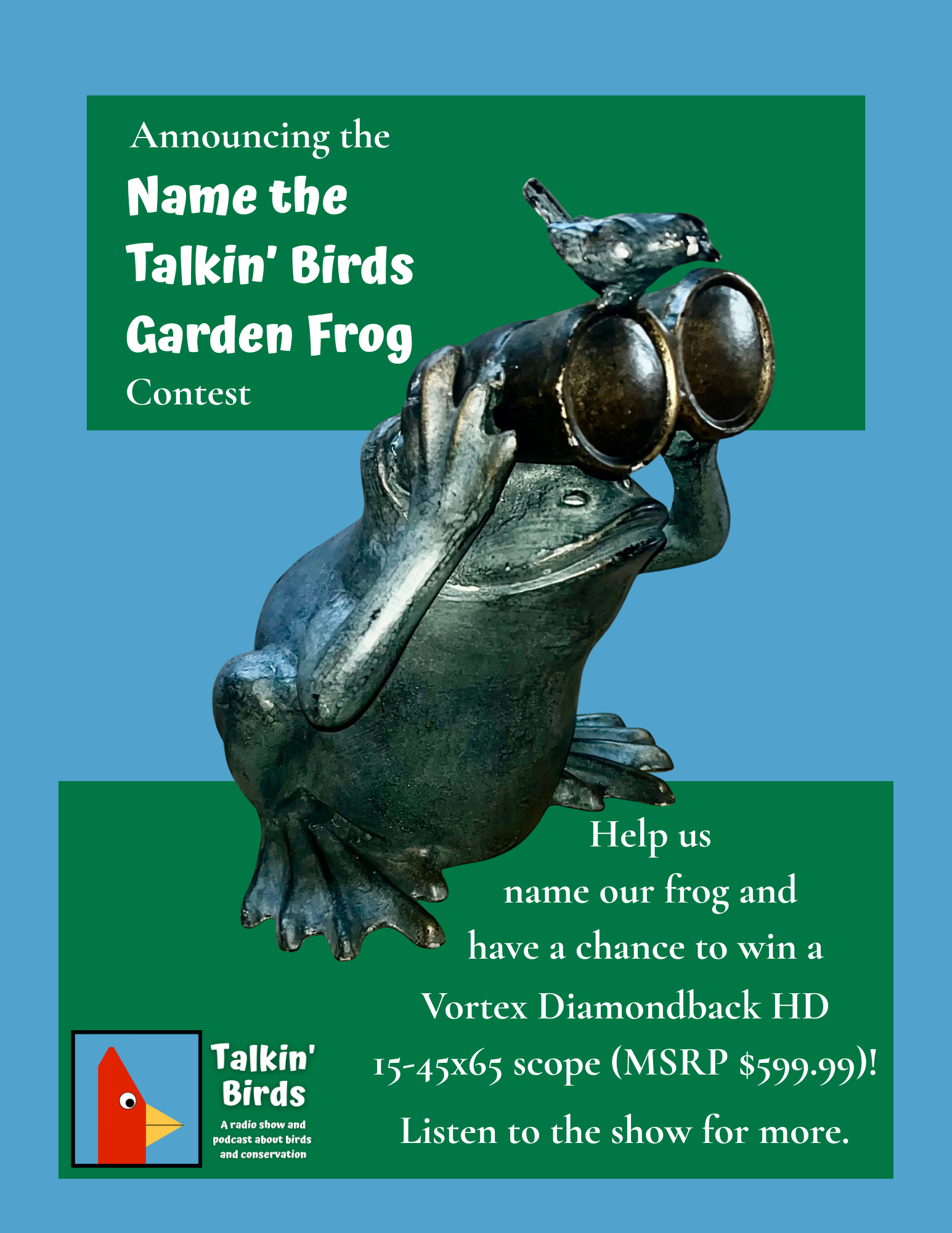 Information about the Name the Frog contest
