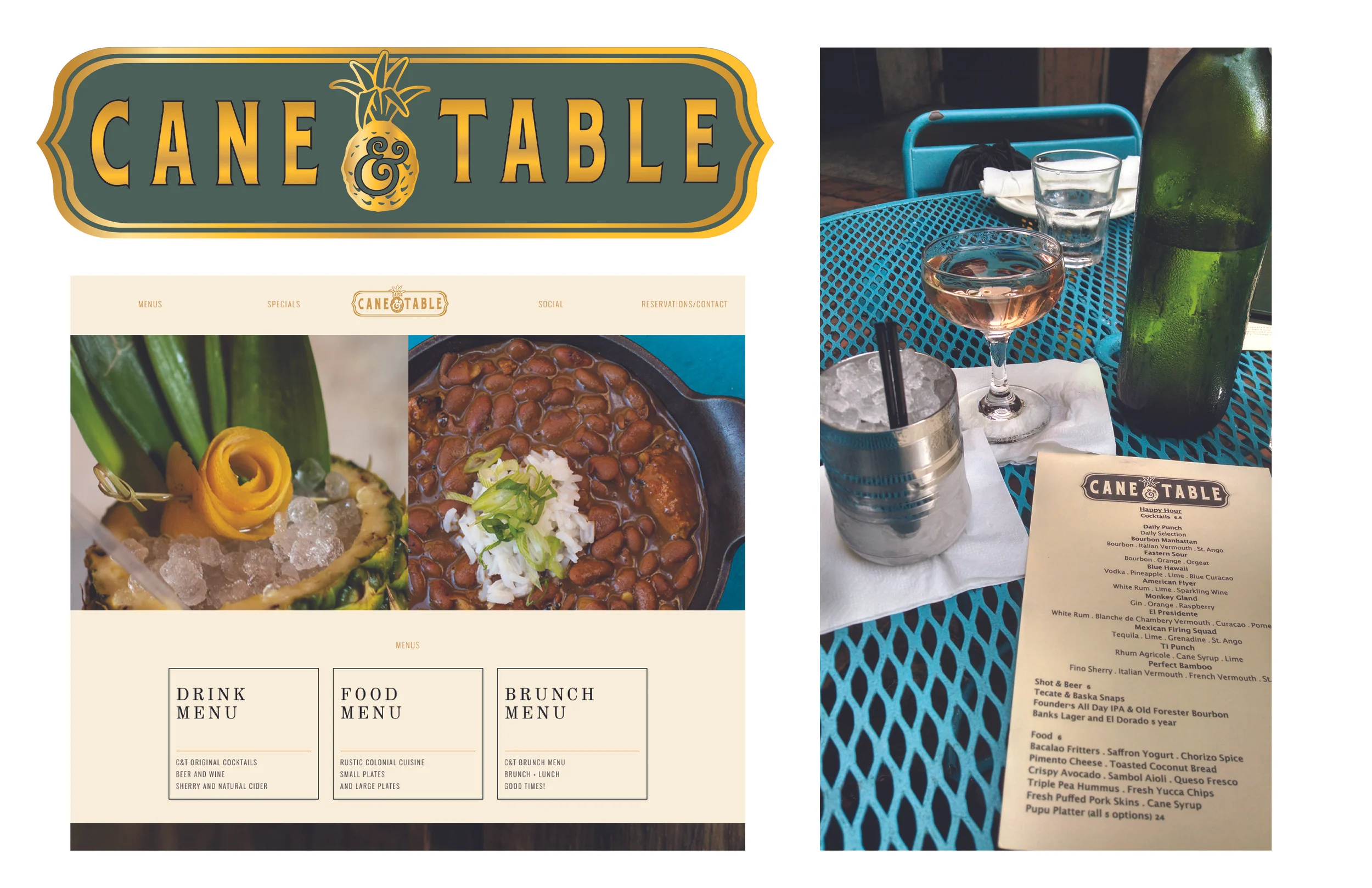 logo design for a New Orleans restaurant - 2015