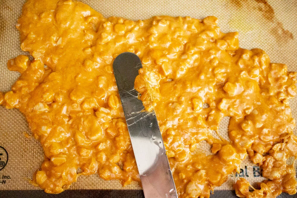 Macadamia nut brittle no churn ice cream — Me & The Moose