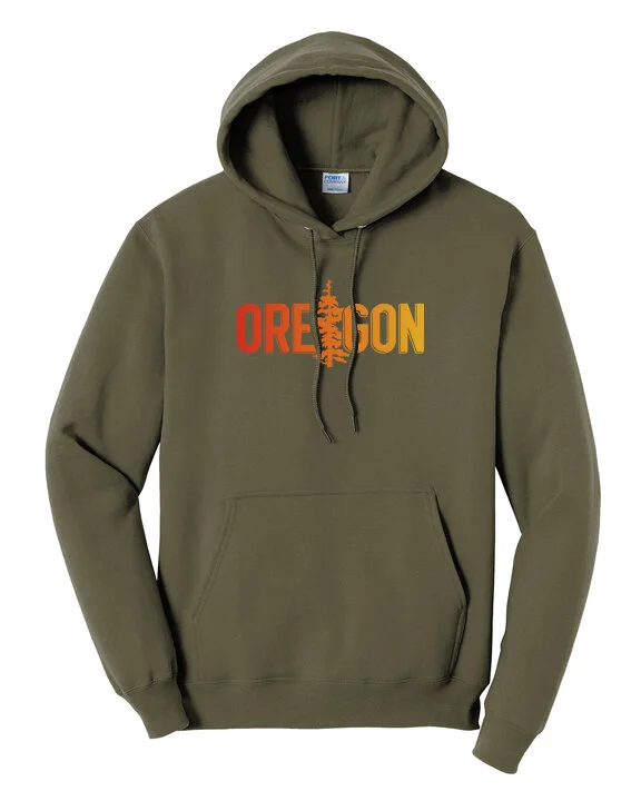 Oregon License Plate Hoodie — Hot Tees