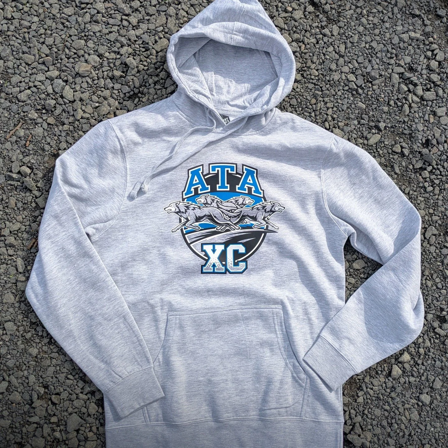 The ATA Wolfpack is kicking off a new season, and we got to make the shirts for both the cross country team and the band. We are so excited to partner with another amazing local school for spirit wear! @4jschools #ATA #Wolfpack #Springfield #eugene #