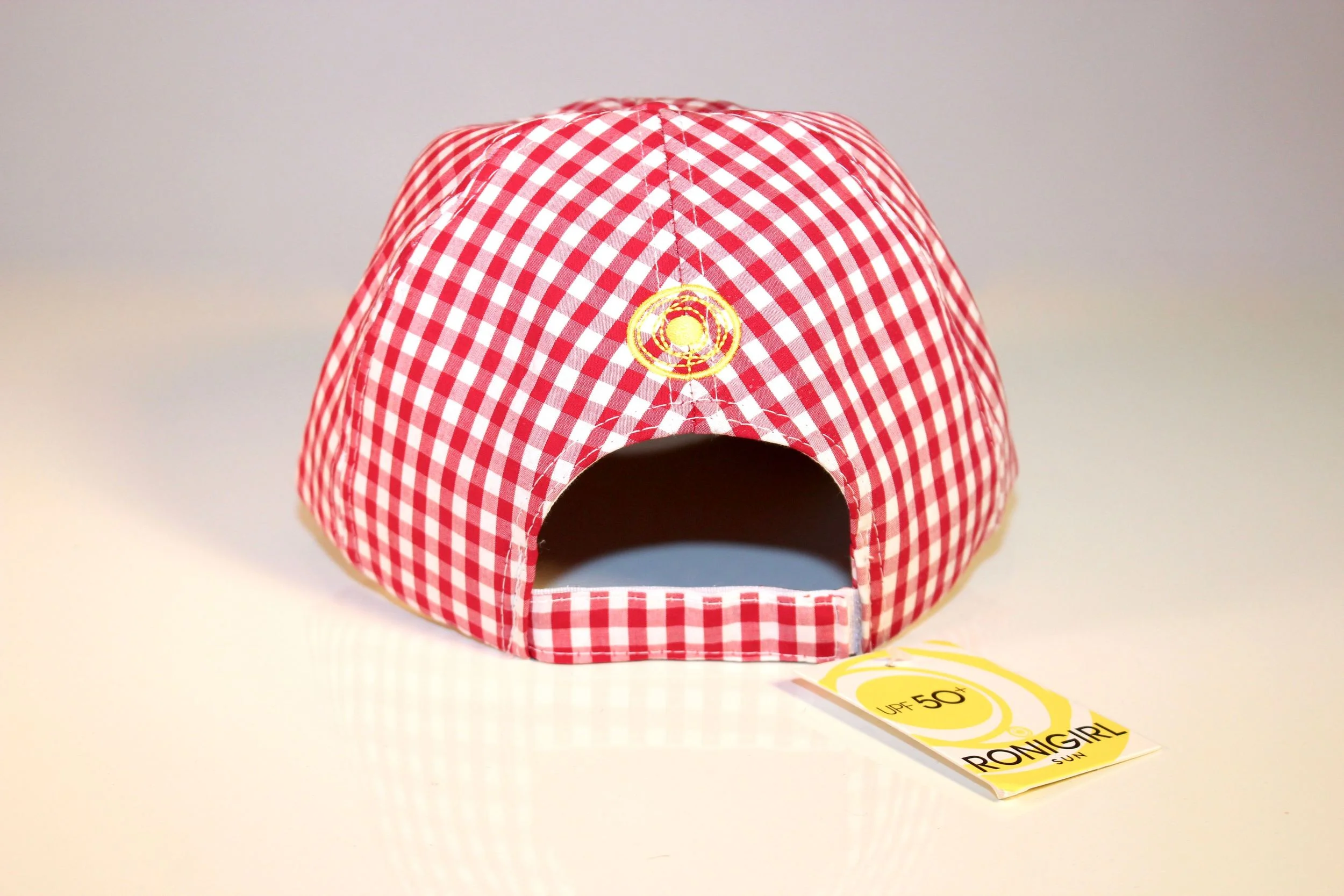 ★EMIS★ GINGHAM CHECK BALL CAPRED m1037_1477944 Red/White Gingham Check Unisex