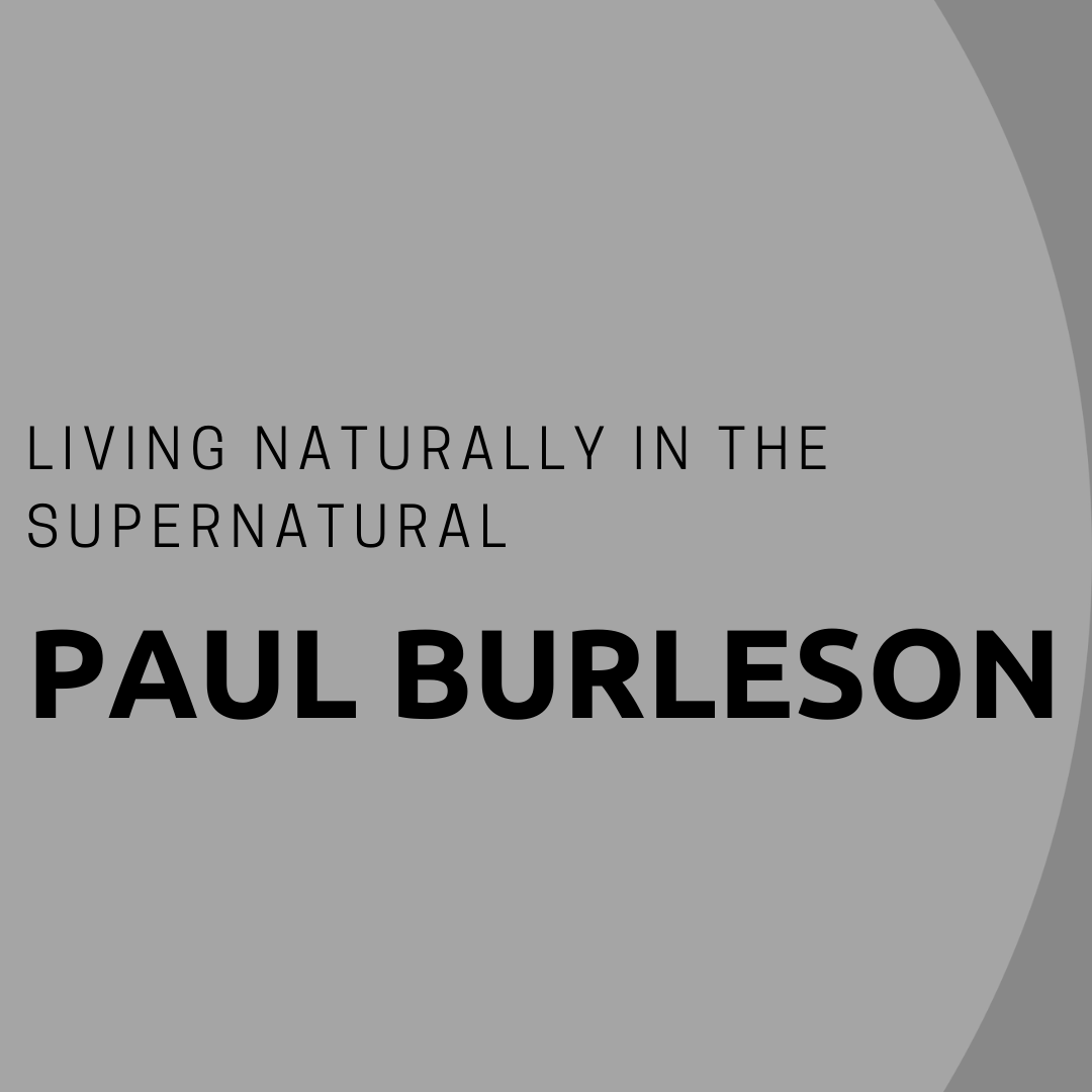 Guest Speaker- Paul Burleson