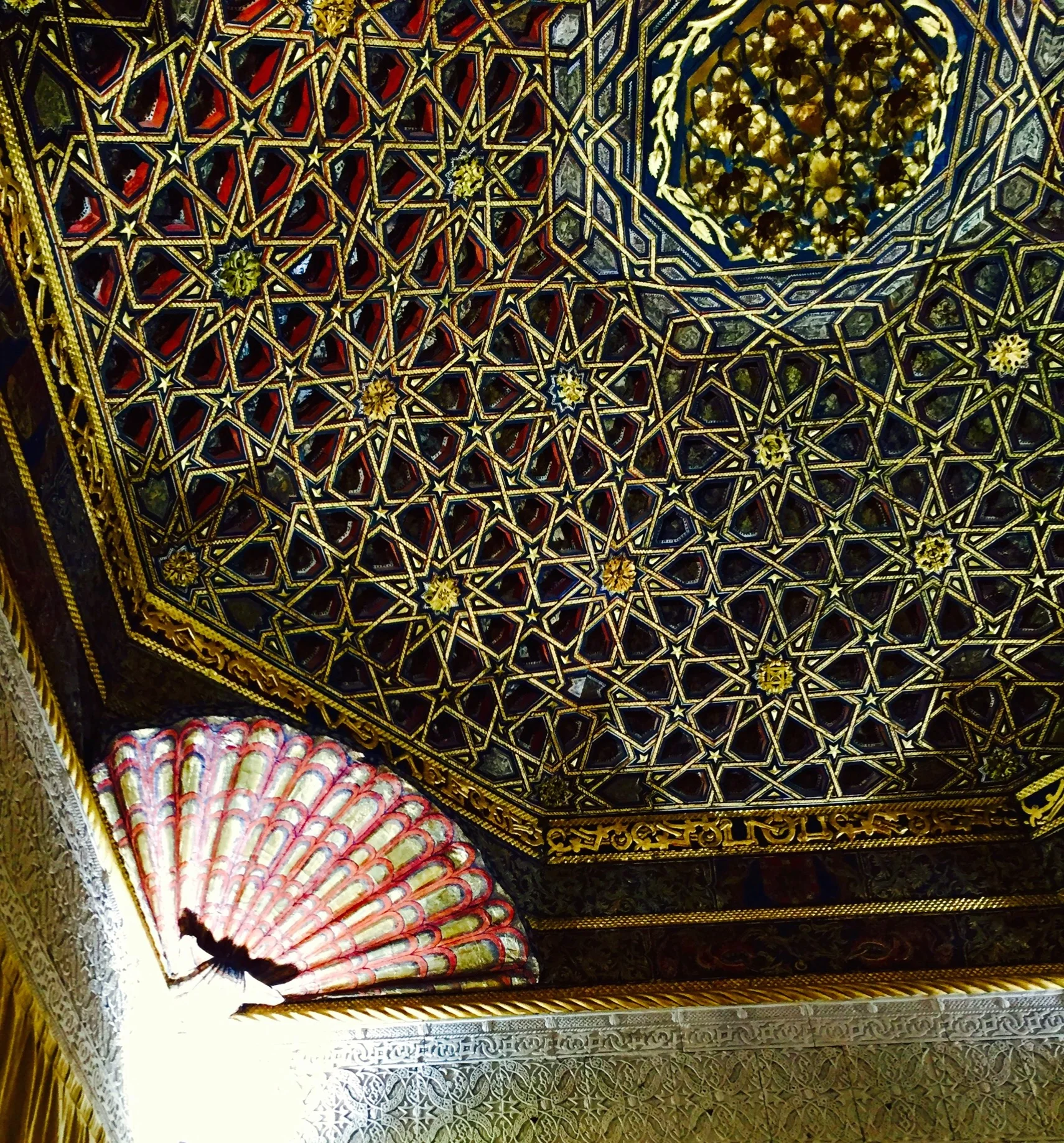  Chateau de Villandry ceiling detail 