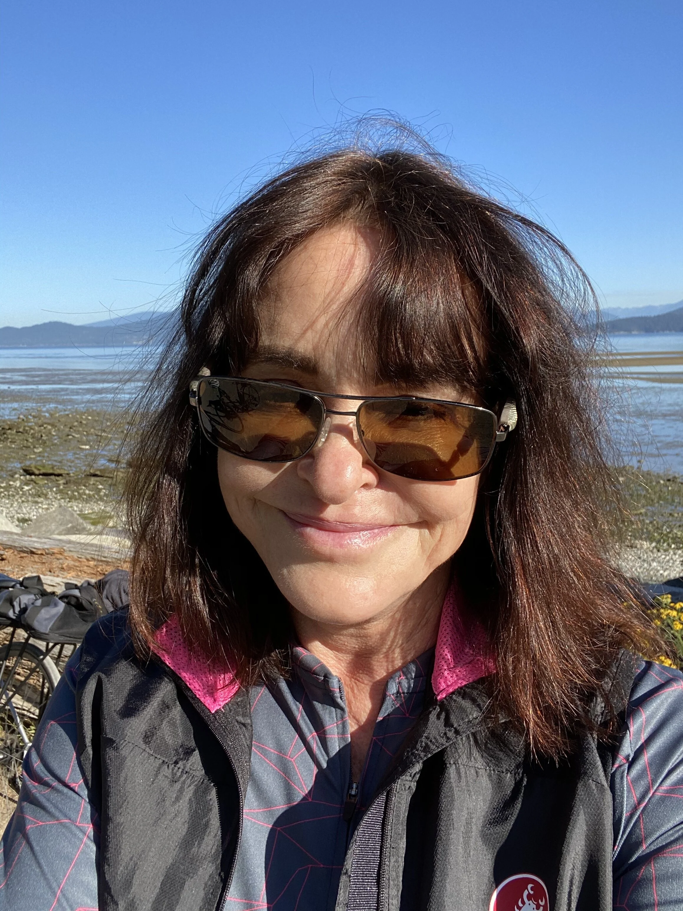  Morning ride Spanish Banks low tide  