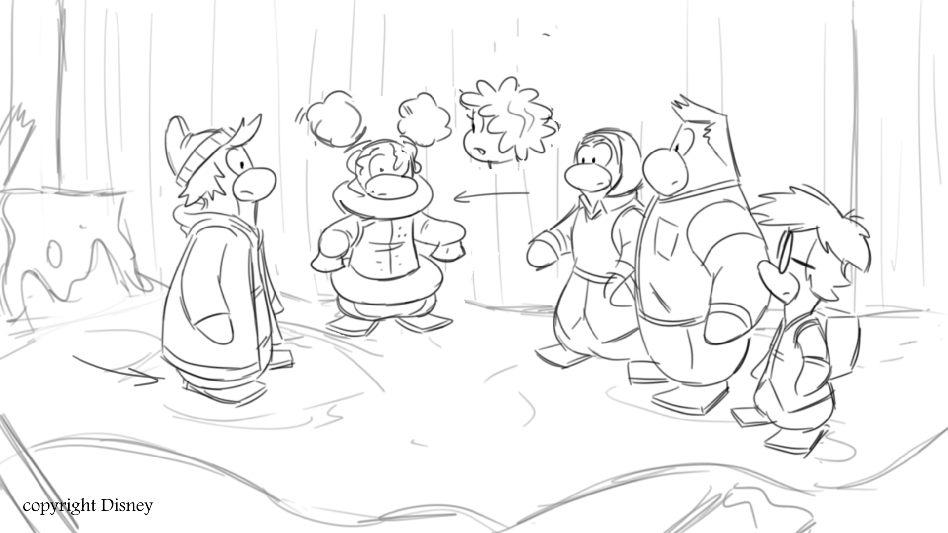 'Club Penguin' - Disney TV Special - 2014 - Lead Storyboard Artist