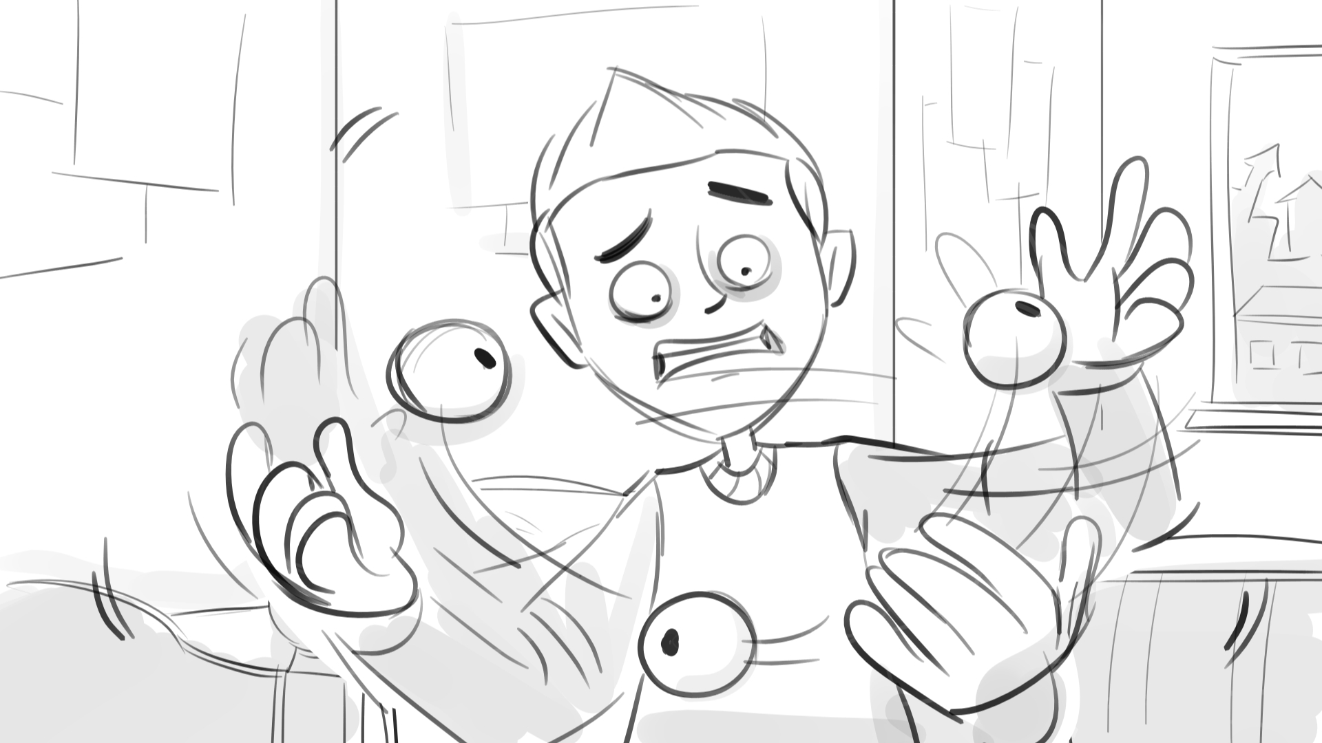 'Scream Street' - 2014-2016 - Storyboarding