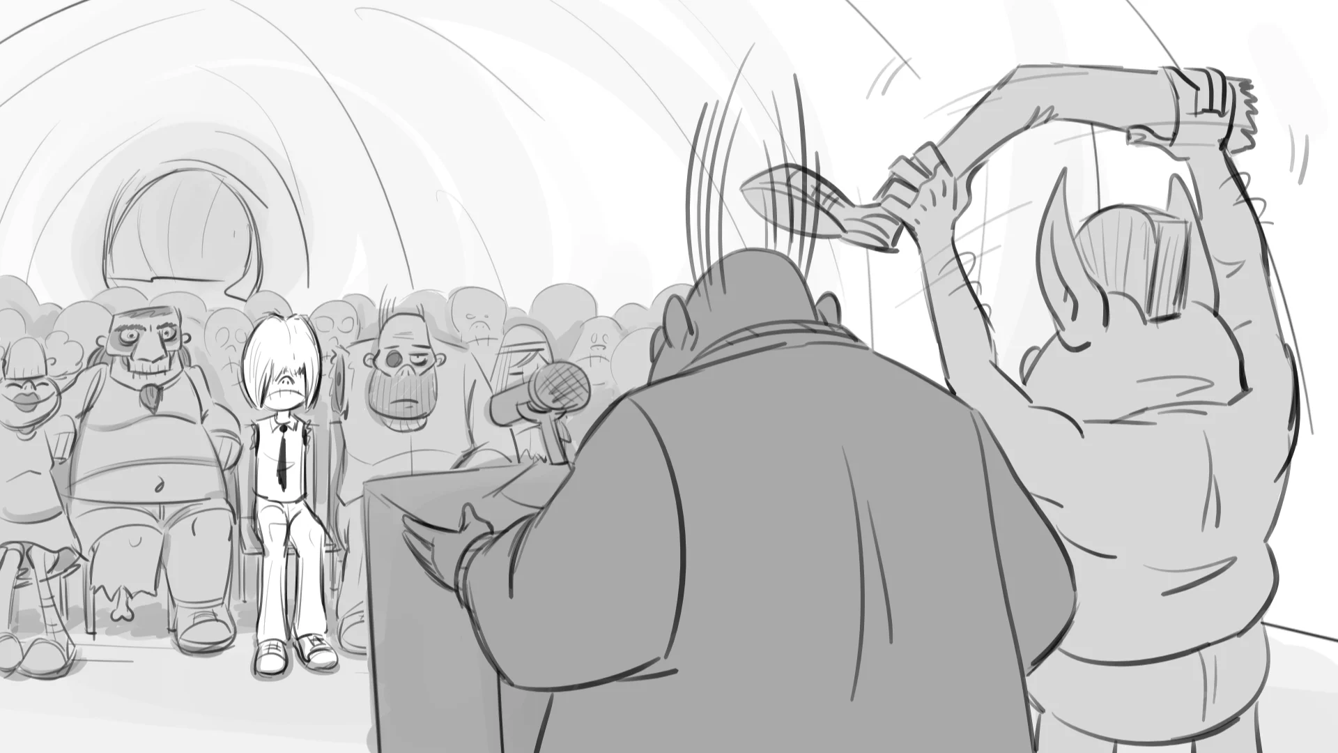 'Scream Street' - 2014-2016 - Storyboarding