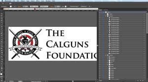 The original logo as supplied by the client in Adobe Illustrator.