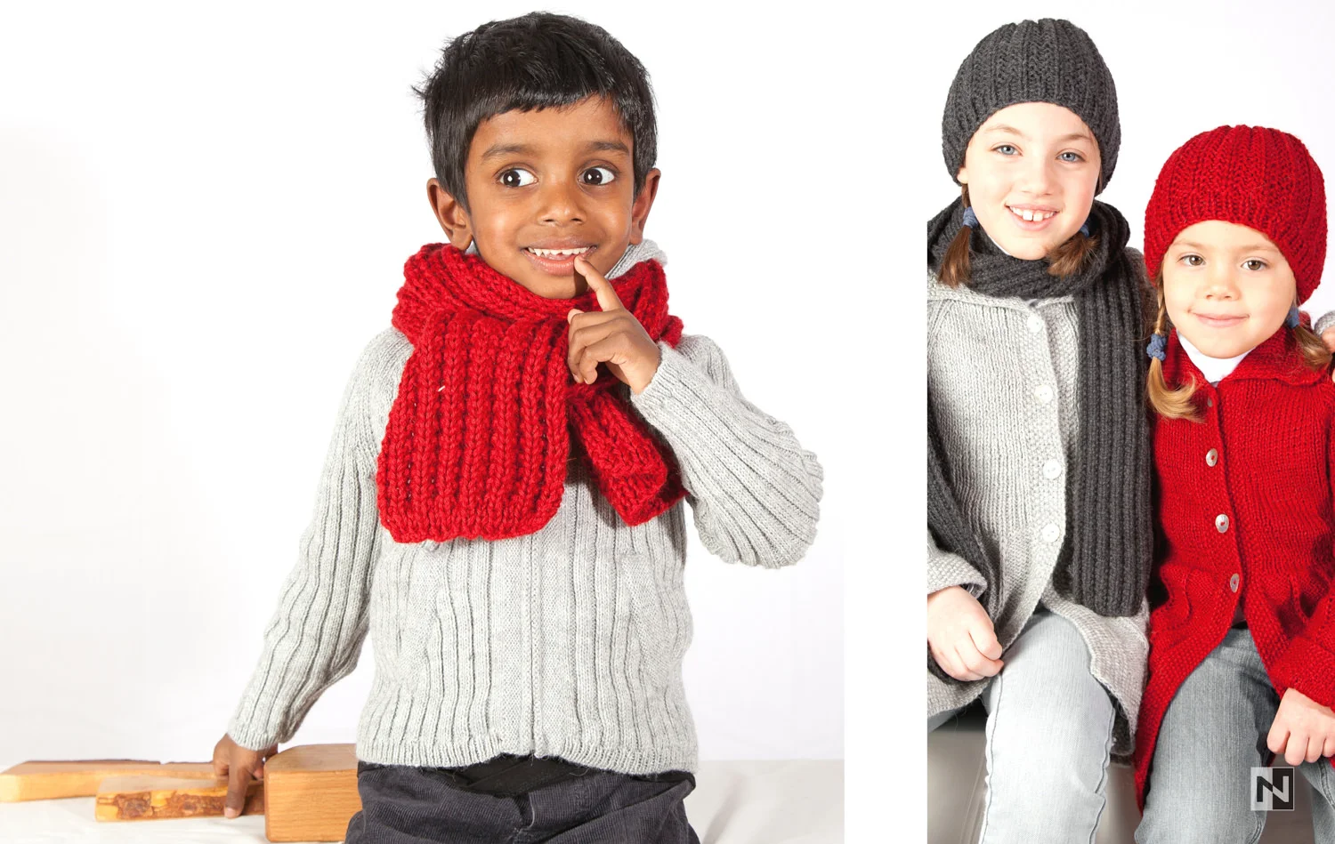 Produktportraits mit süßen Kindern