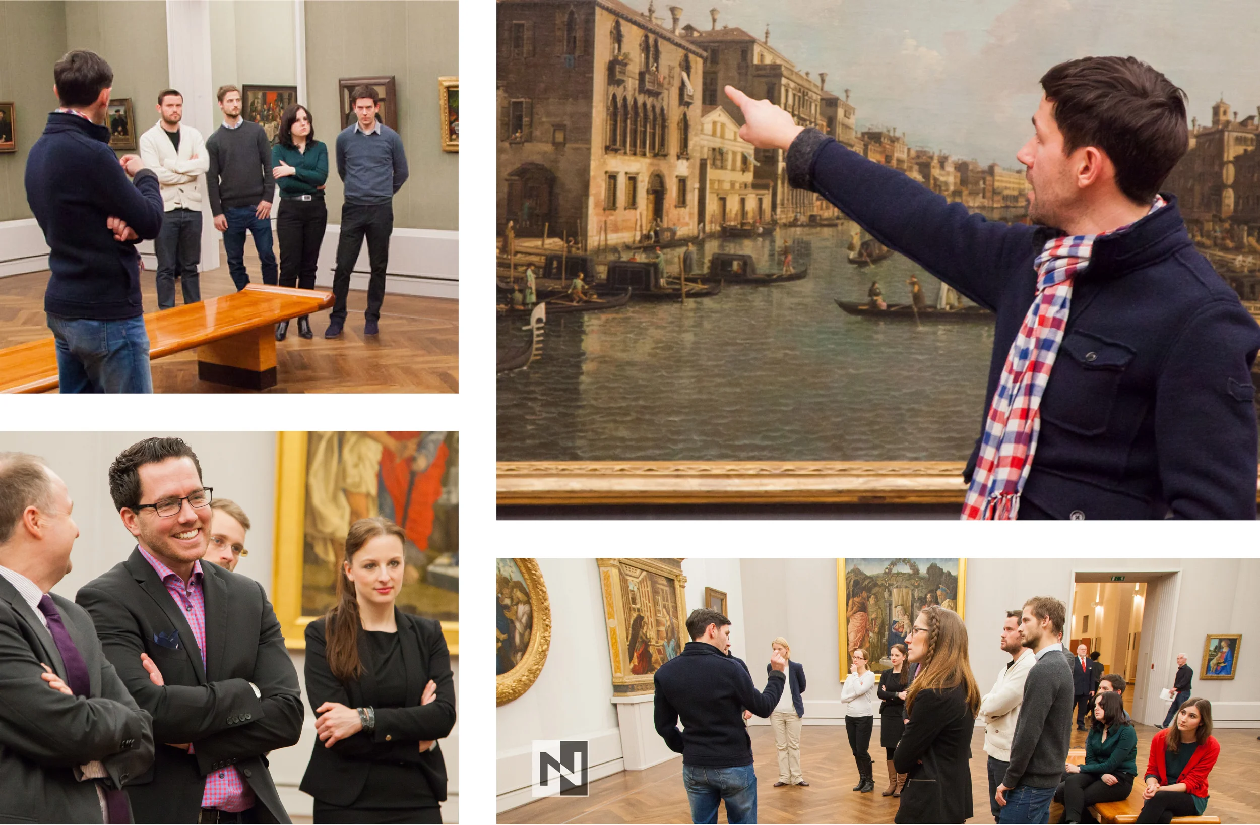 Eventfotos einer Museumsführung