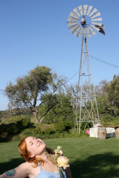 After a show with my bluegrass band Hayburner circa 2012 This is exactly how I felt when I moved from the city to Atascadero in 09. I feel this way still when I feed my chickens or go for hikes in the hills behind my house.