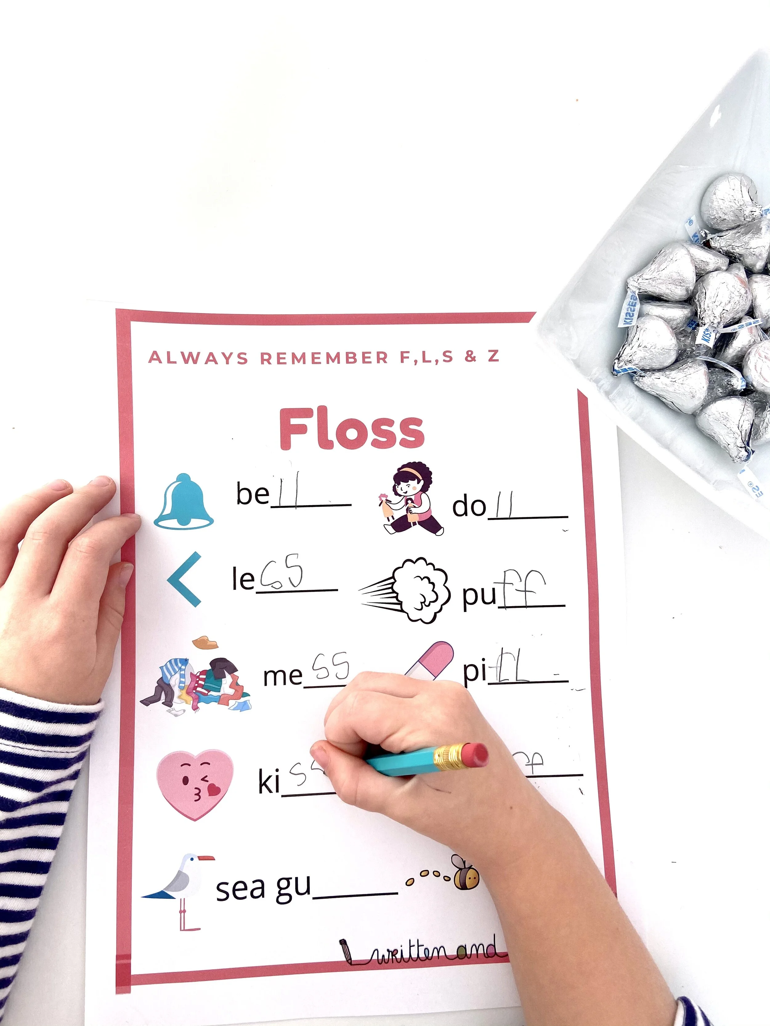 When you double a letter, remember to FLOSS