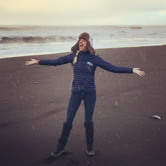 How are you spending isolation? 😷 I&rsquo;ve been sorting through old travel photos. I love this one from the black volcanic beaches of Iceland in 2016. 🇮🇸 I remember thinking at that moment how every day and every adventure was a gift. 🌟 I could