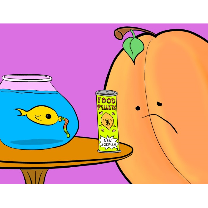 peach-is-upset-enabling-goldfish-bad-eating-habits-by--letting-it-eat-gummy-worms-image-funny-cute-smart-nyc-digital-art-print-real-weird-art-by-joey-allgood.png