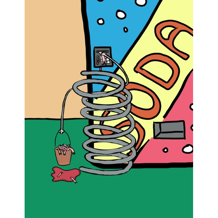 slinky-toy-with-bucket-of-lizard-tongues-attempts-use-as-currency-in-vending-machine-for-soda-image-funny-cute-smart-nyc-digital-art-print-real-weird-art-by-joey-allgood.png