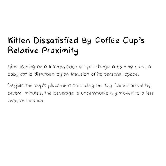 kitten-with-big-eyes-pushing-over-coffee-cup-while-licking-paw-description-card-funny-cute-smart-nyc-digital-art-print-real-weird-art-by-joey-allgood.png