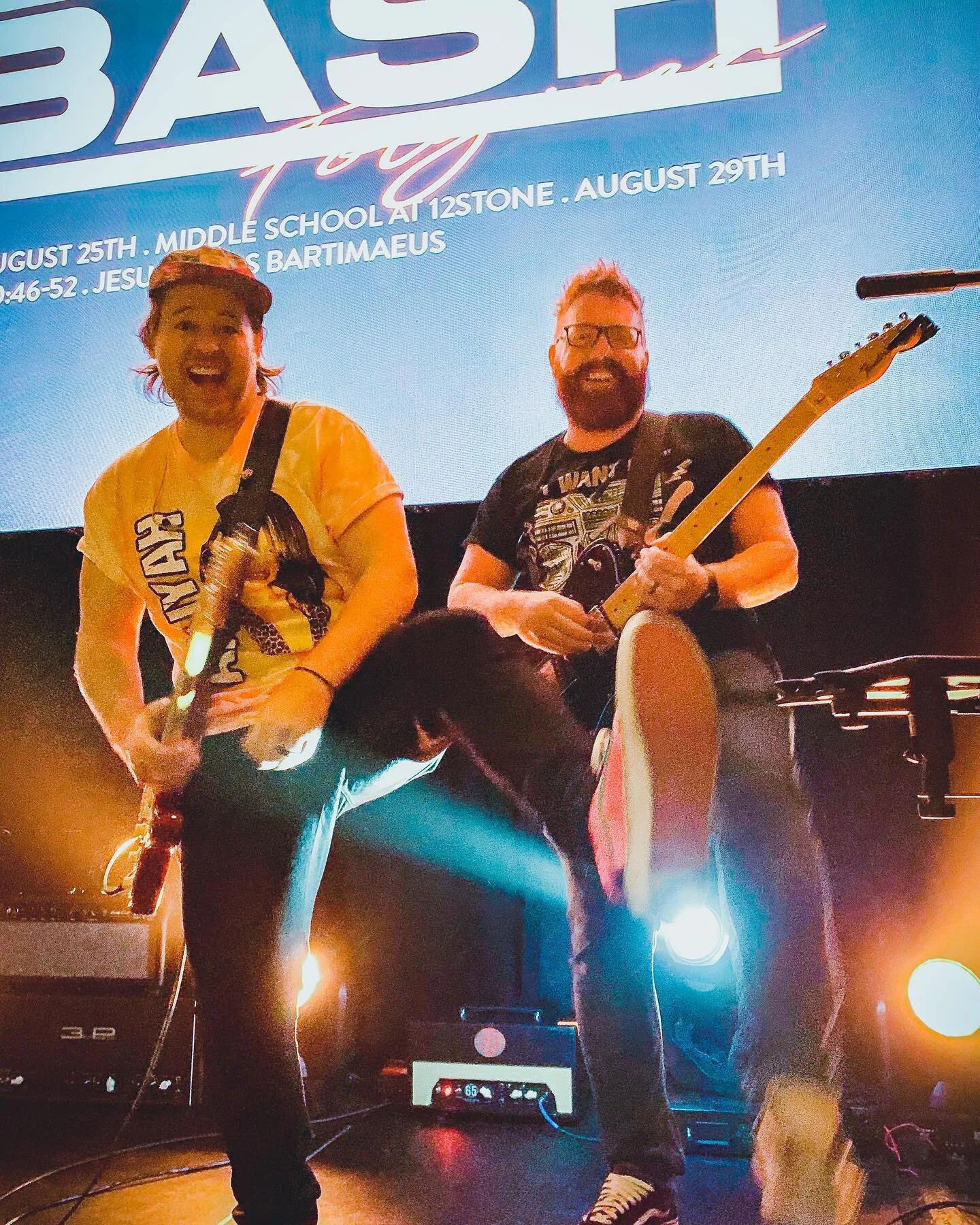 Last night was such a vibe. Thanks for letting me and @deidrickoverby crash your #backtoschoolbash @highschoolat12stone !