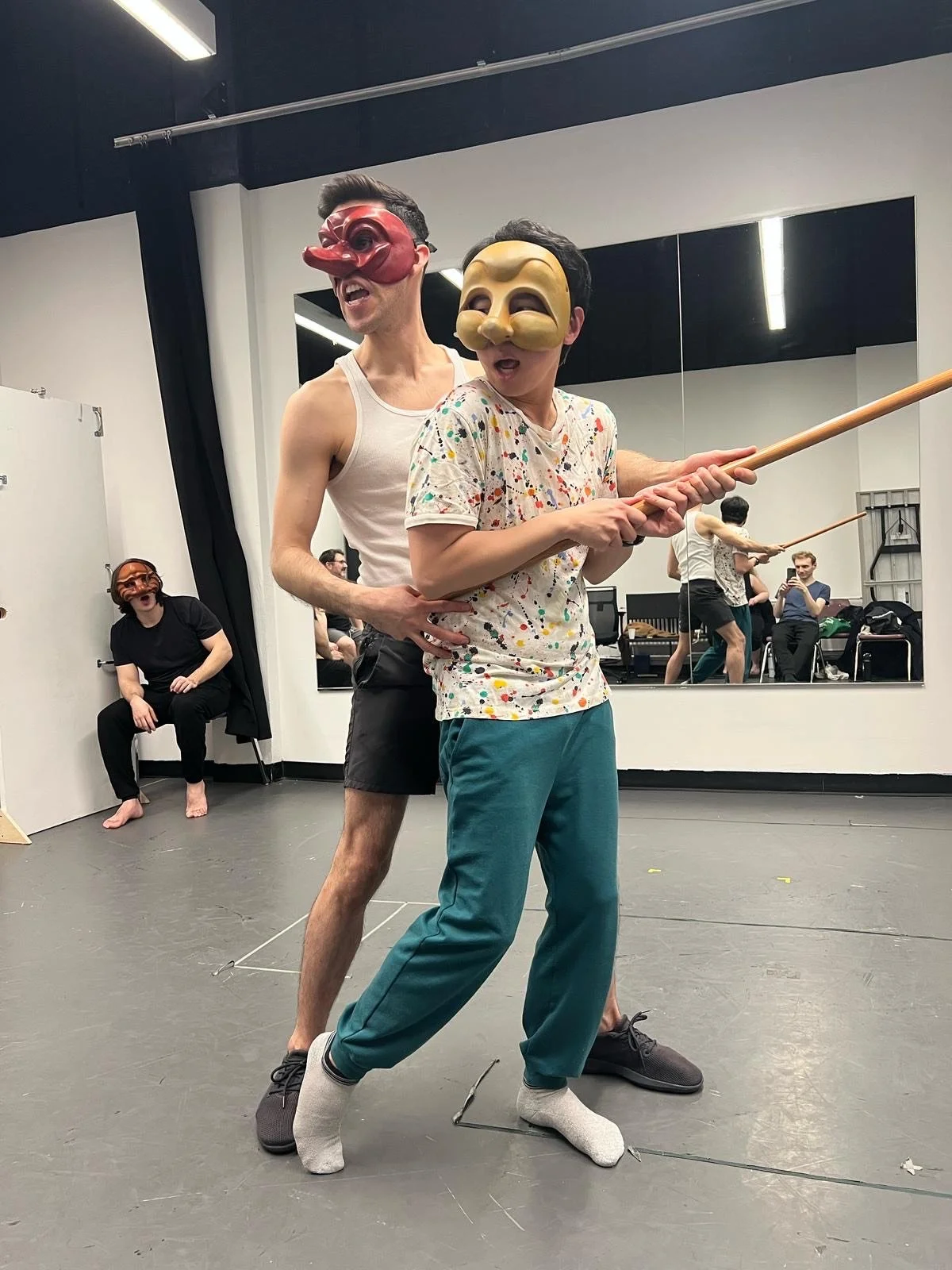 In rehearsal for SHE’S DEAD!!