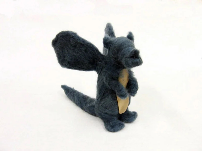 Percy the Felted Baby Dragon