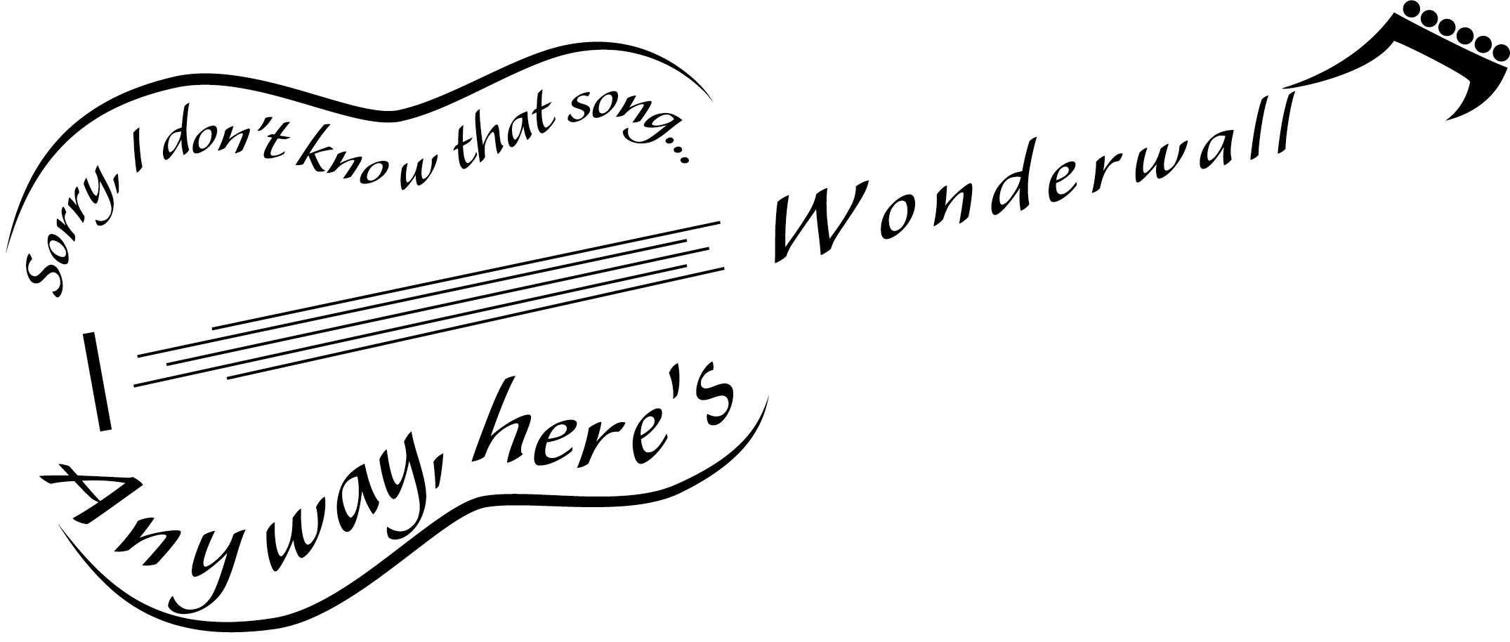 A humorous design for a sticker with option to print onto clothing. Another Illustrator piece, which was printed out and cut into stickers.