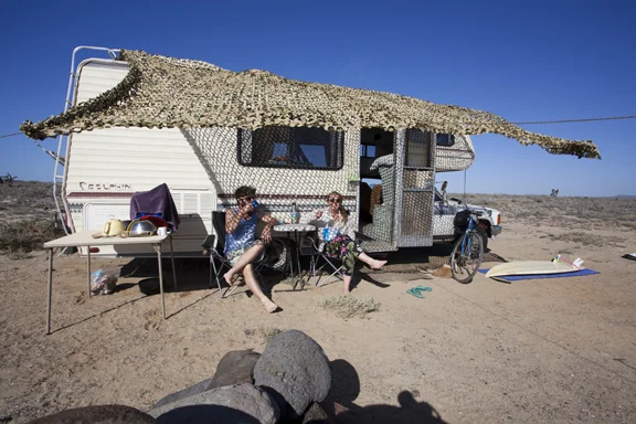 Our Camp at The Wall. You might see a similar photo in 50 years when we are actually retired. 