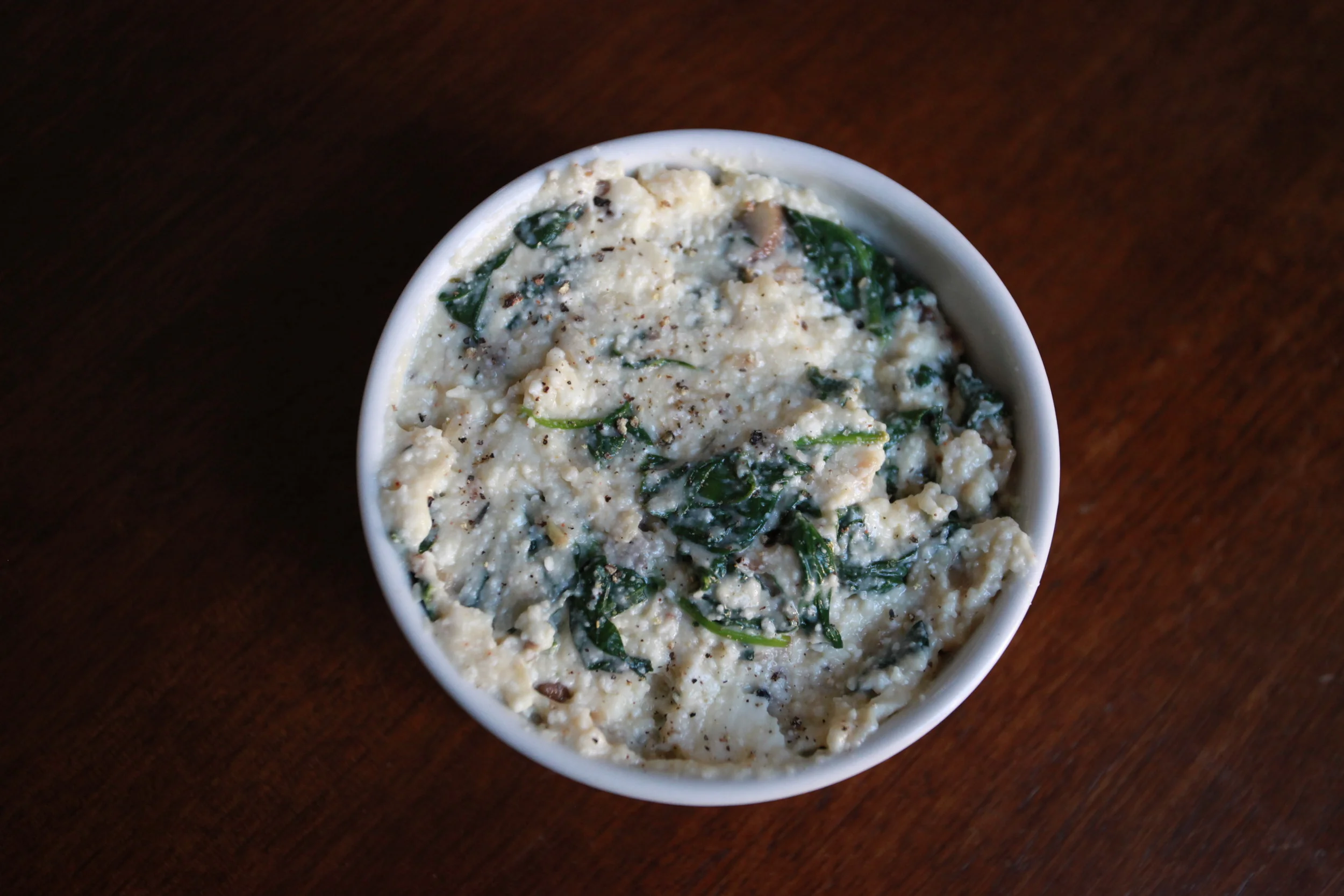 Ricotta Dip before baking