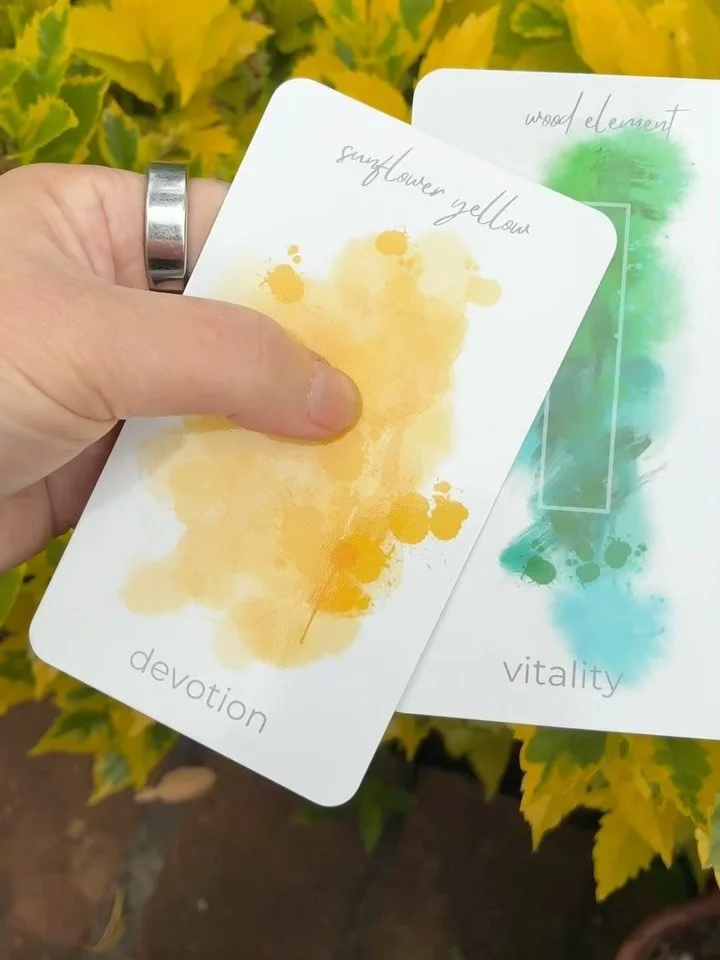 mindful living Feng Shui color reading. 
what are the colors telling you today?