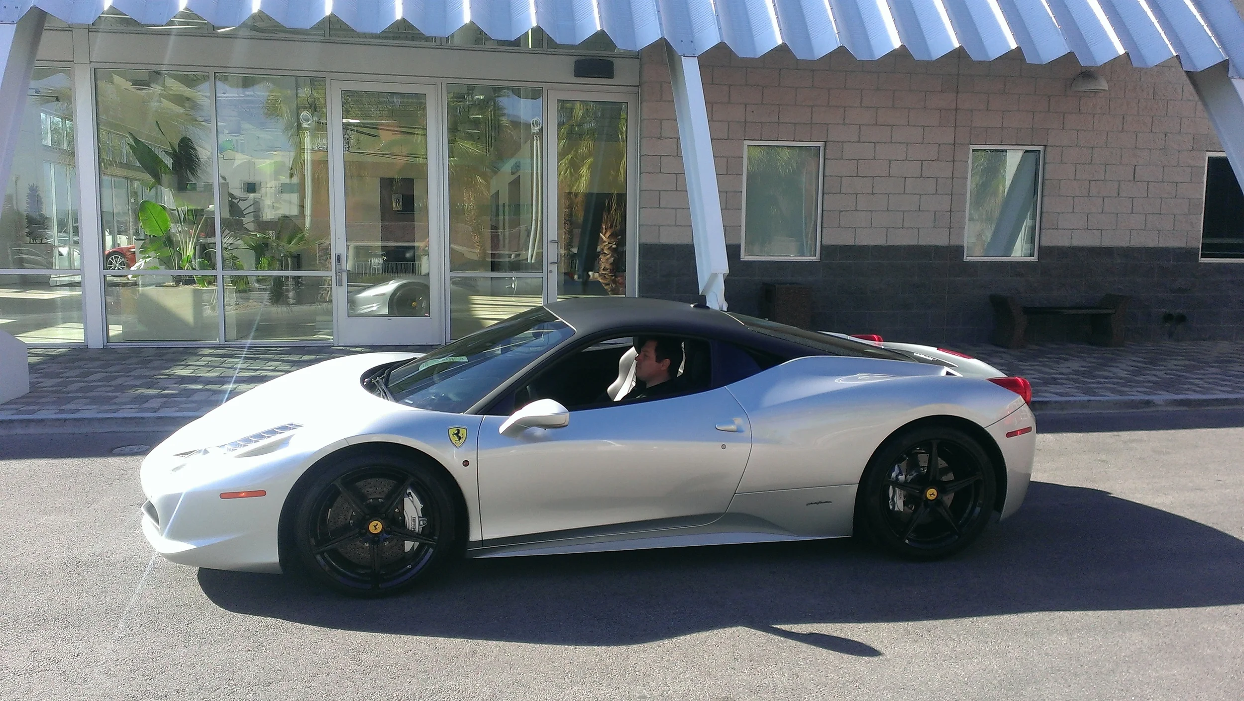Ferrari 458 Matte Black Roof Incognito Wraps