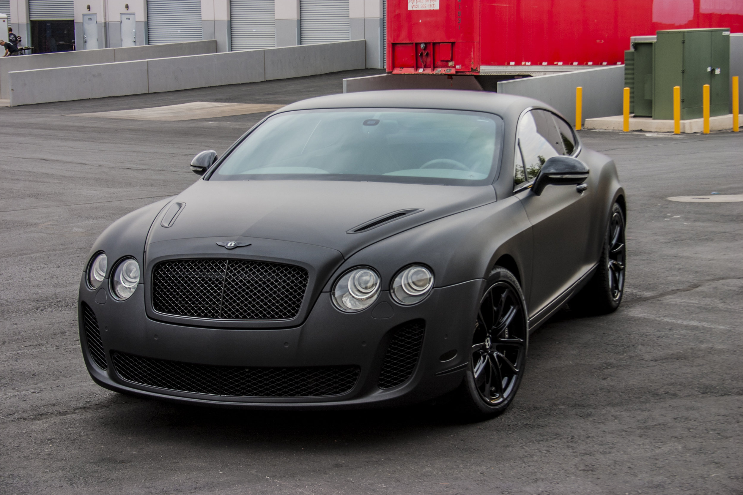 Verward Antagonist ik ben trots Bentley Continental Super Sport - Matte Black — Incognito Wraps