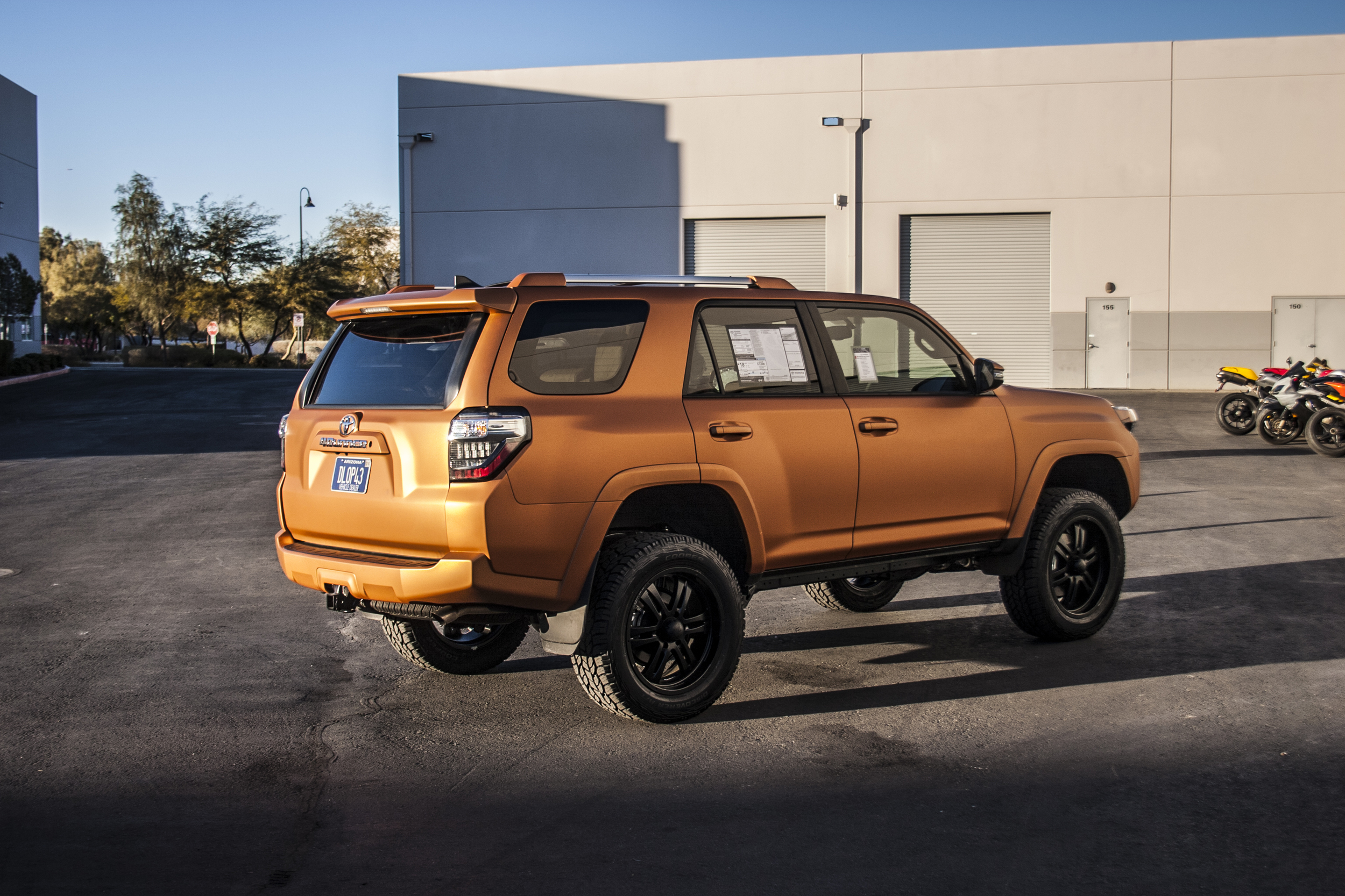 Toyota 4 Runner - Matte Blazing Orange — Incognito Wraps