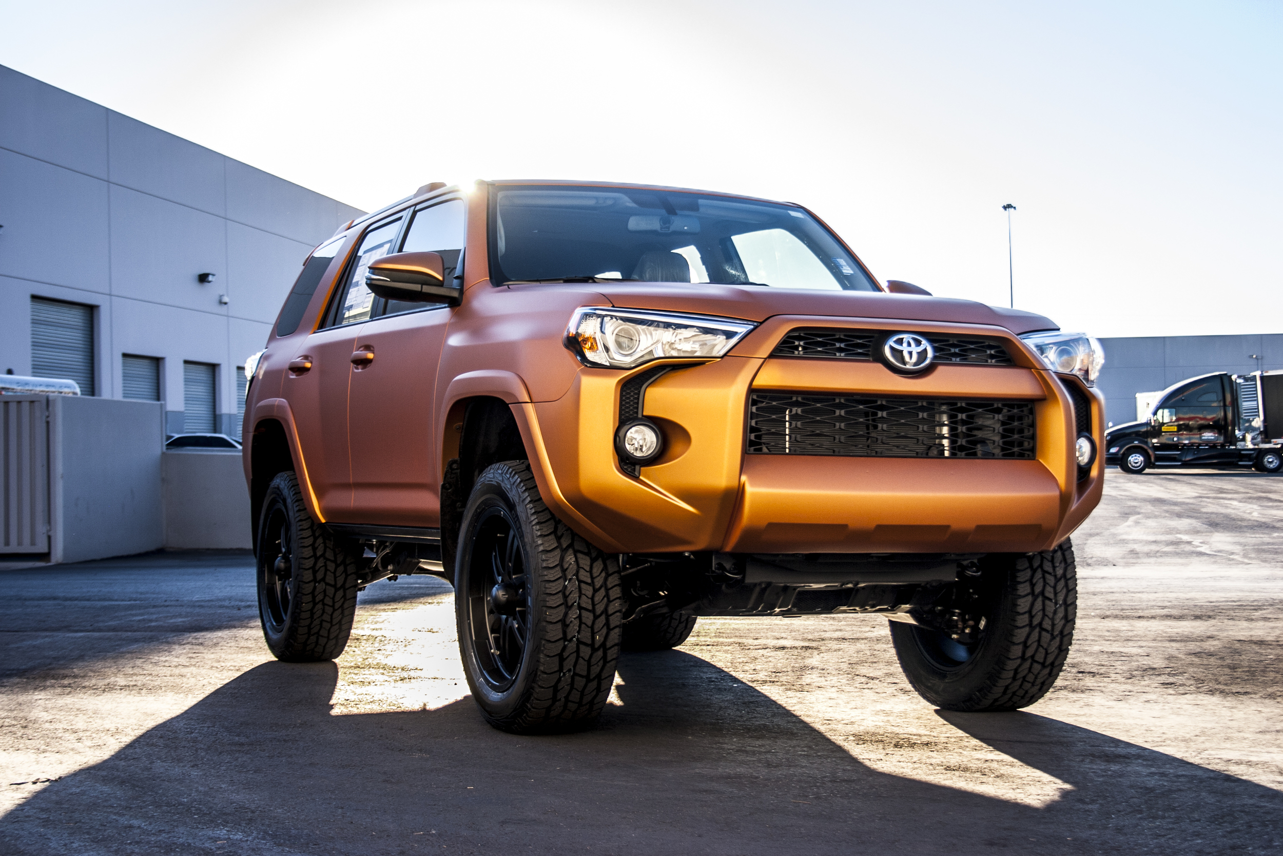 Toyota 4 Runner Matte Blazing Orange — Incognito Wraps
