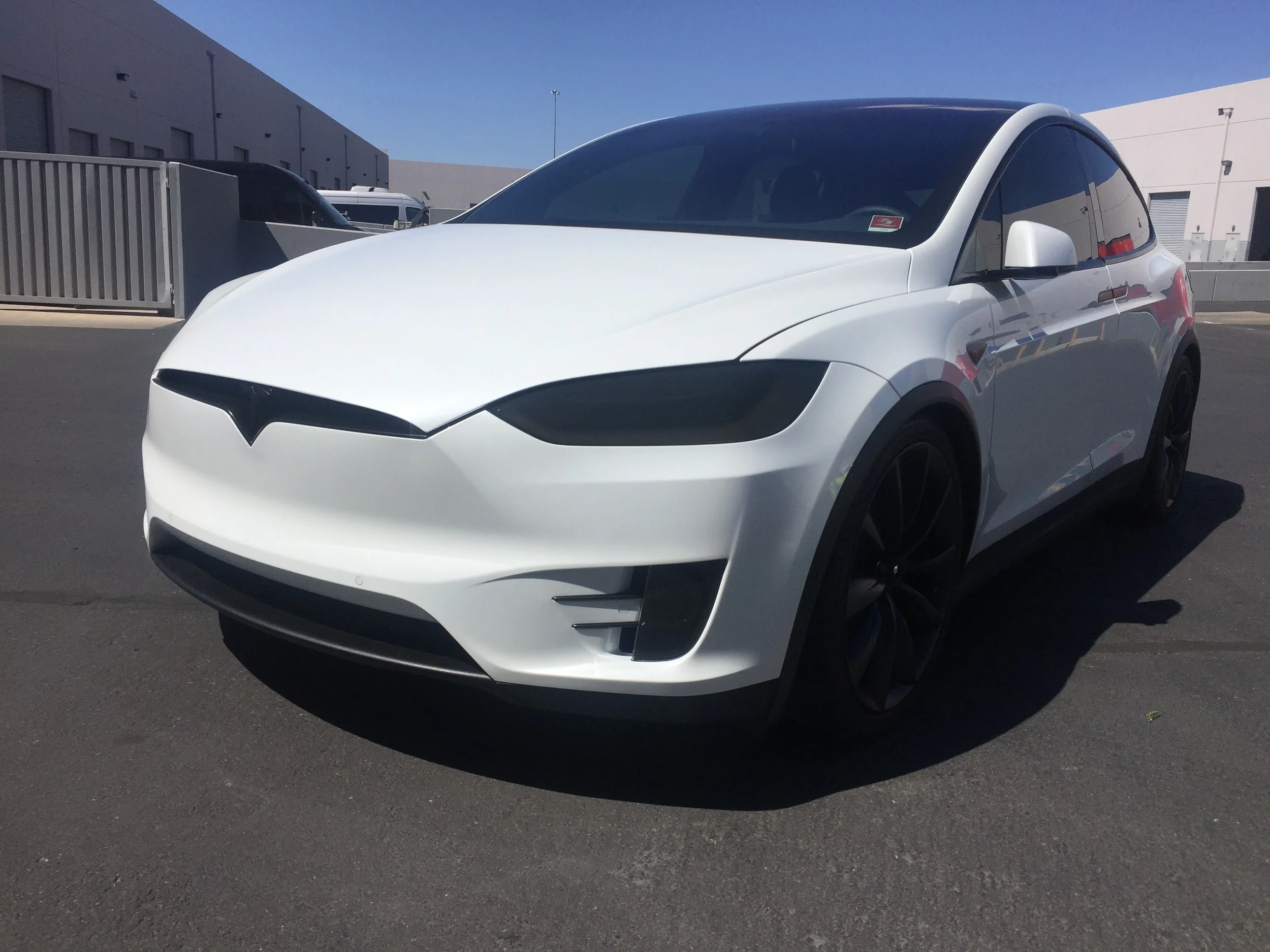 Tesla Model X Satin Black Incognito Wraps