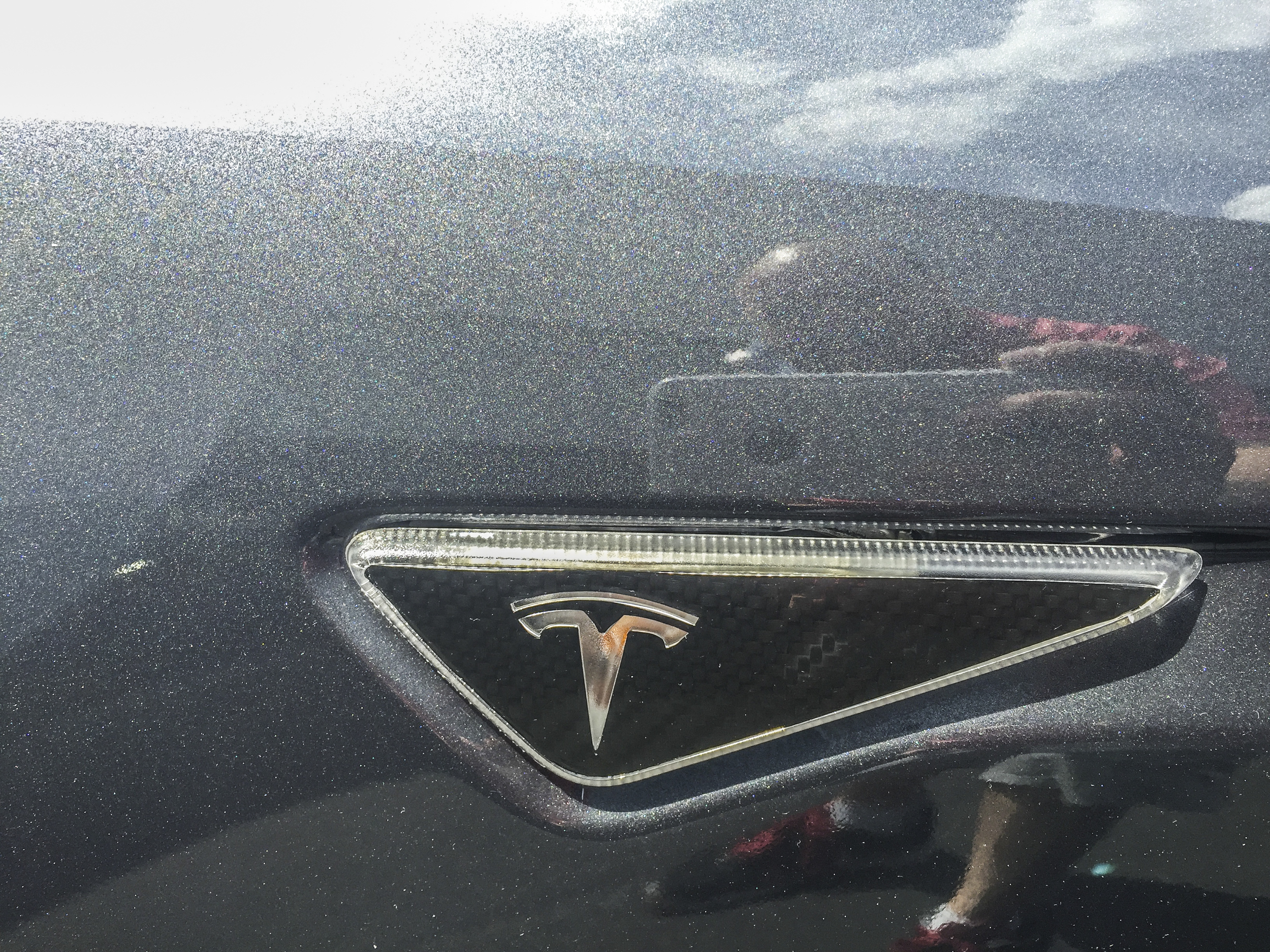 Tesla Model S - Carbon Fiber Chrome Delete — Incognito Wraps