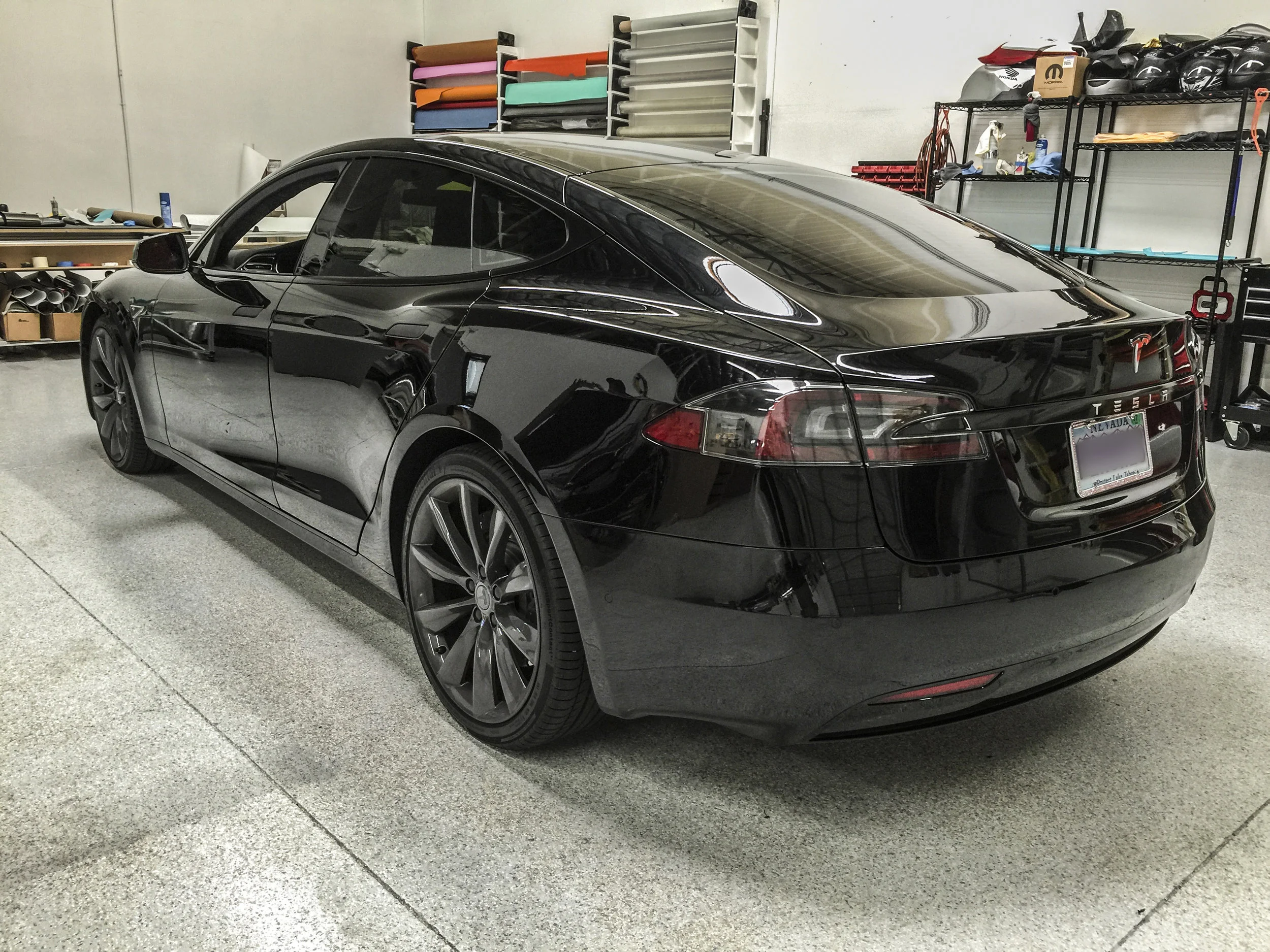 Tesla Model S Complete Chrome Delete Kit Tesla Model S Accessories