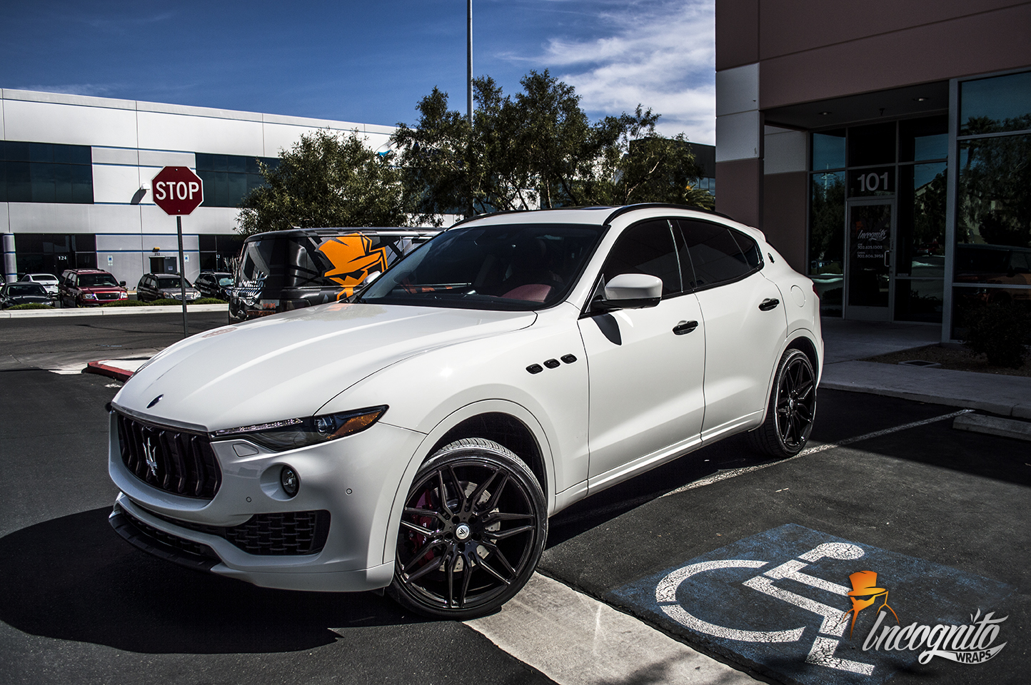 Maserati Levante Gloss Black Incognito Wraps