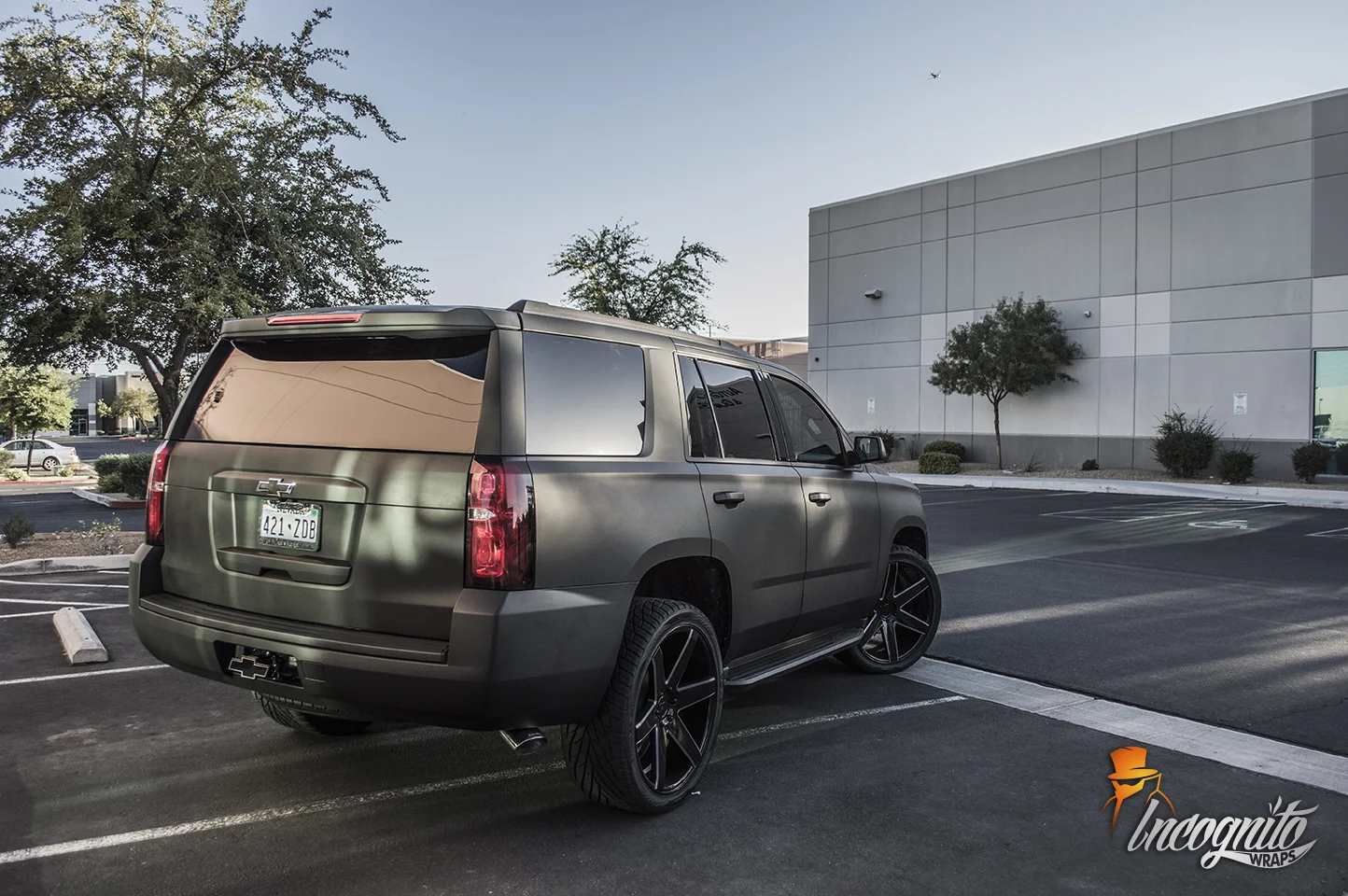 Chevy Tahoe Matte Black — Incognito Wraps