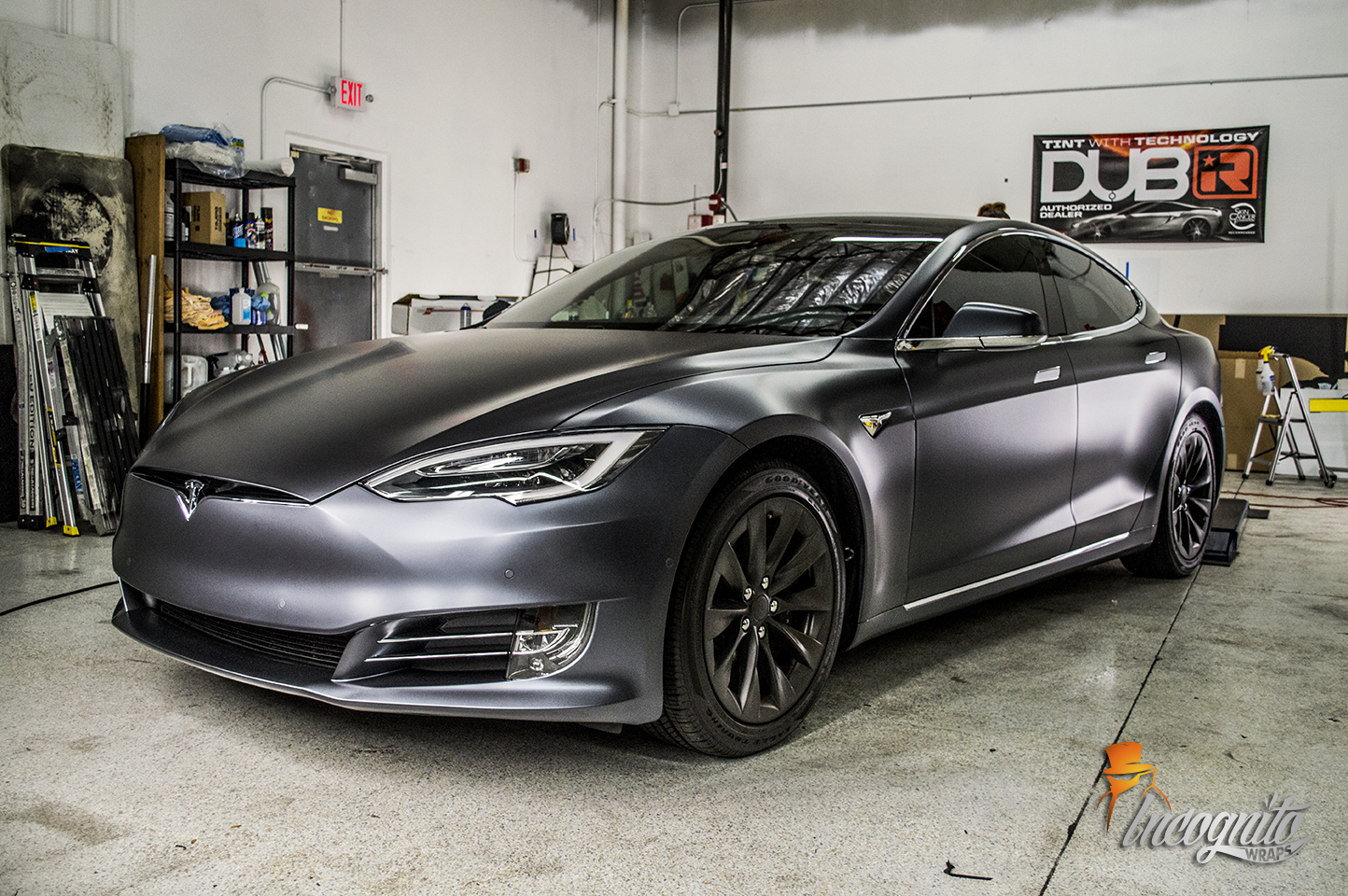 Tesla Model S Stealth Ppf Incognito Wraps