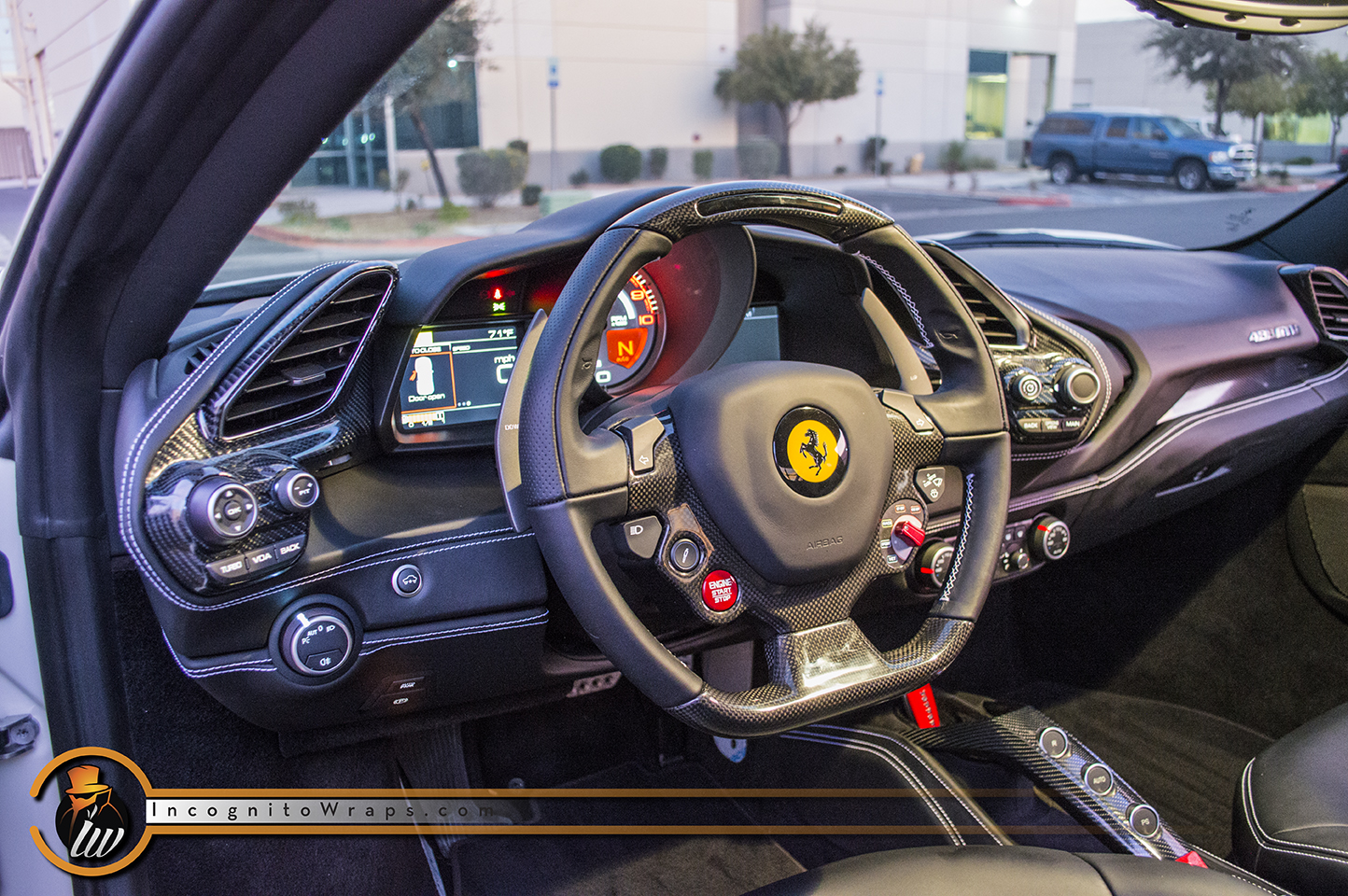 Ferrari 488 Gtb Carbon Interior Incognito Wraps