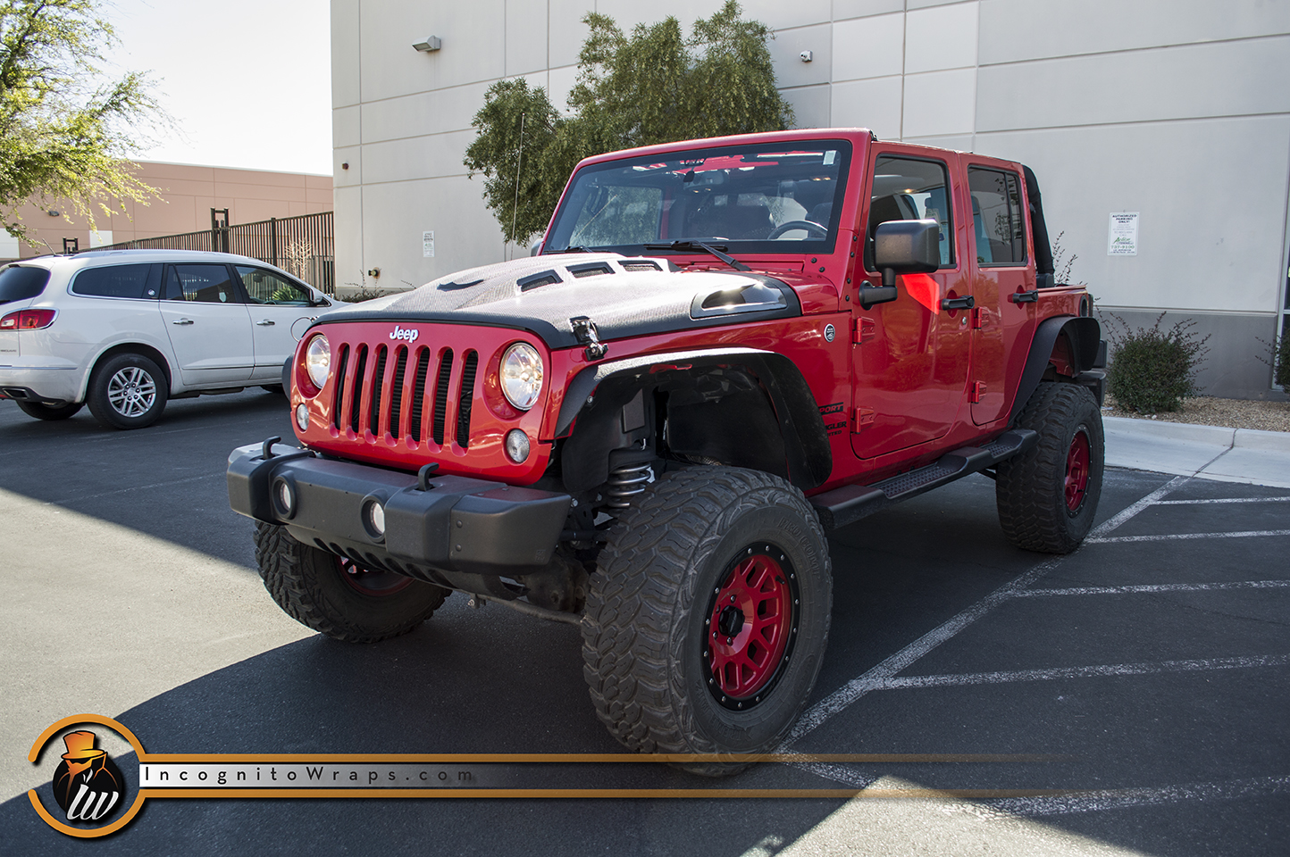 Jeep Wrangler - Carbon Fiber Hood — Incognito Wraps