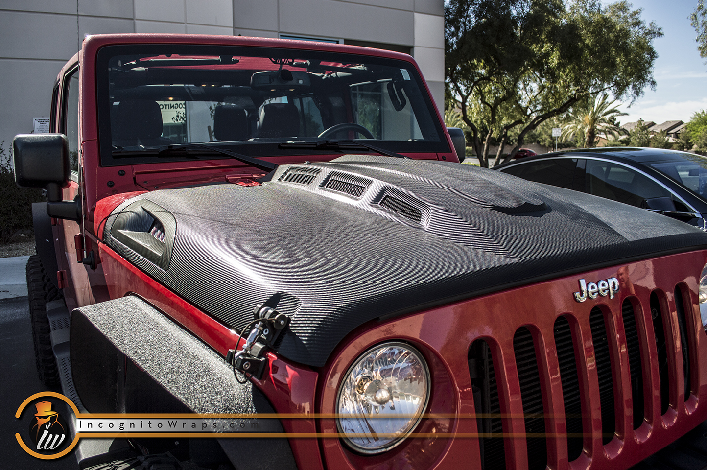 Jeep Wrangler - Carbon Fiber Hood — Incognito Wraps