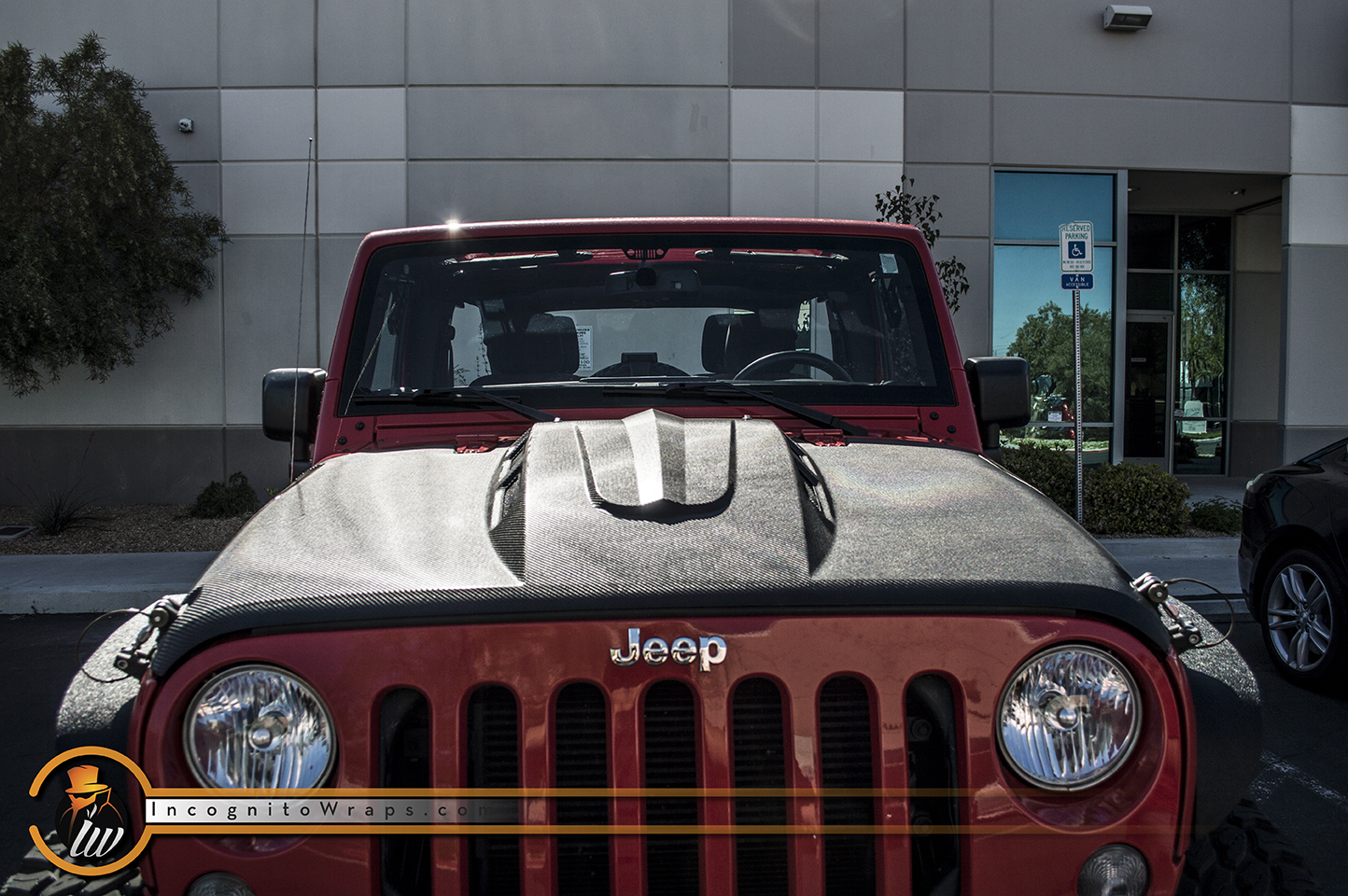 Jeep Wrangler - Carbon Fiber Hood — Incognito Wraps