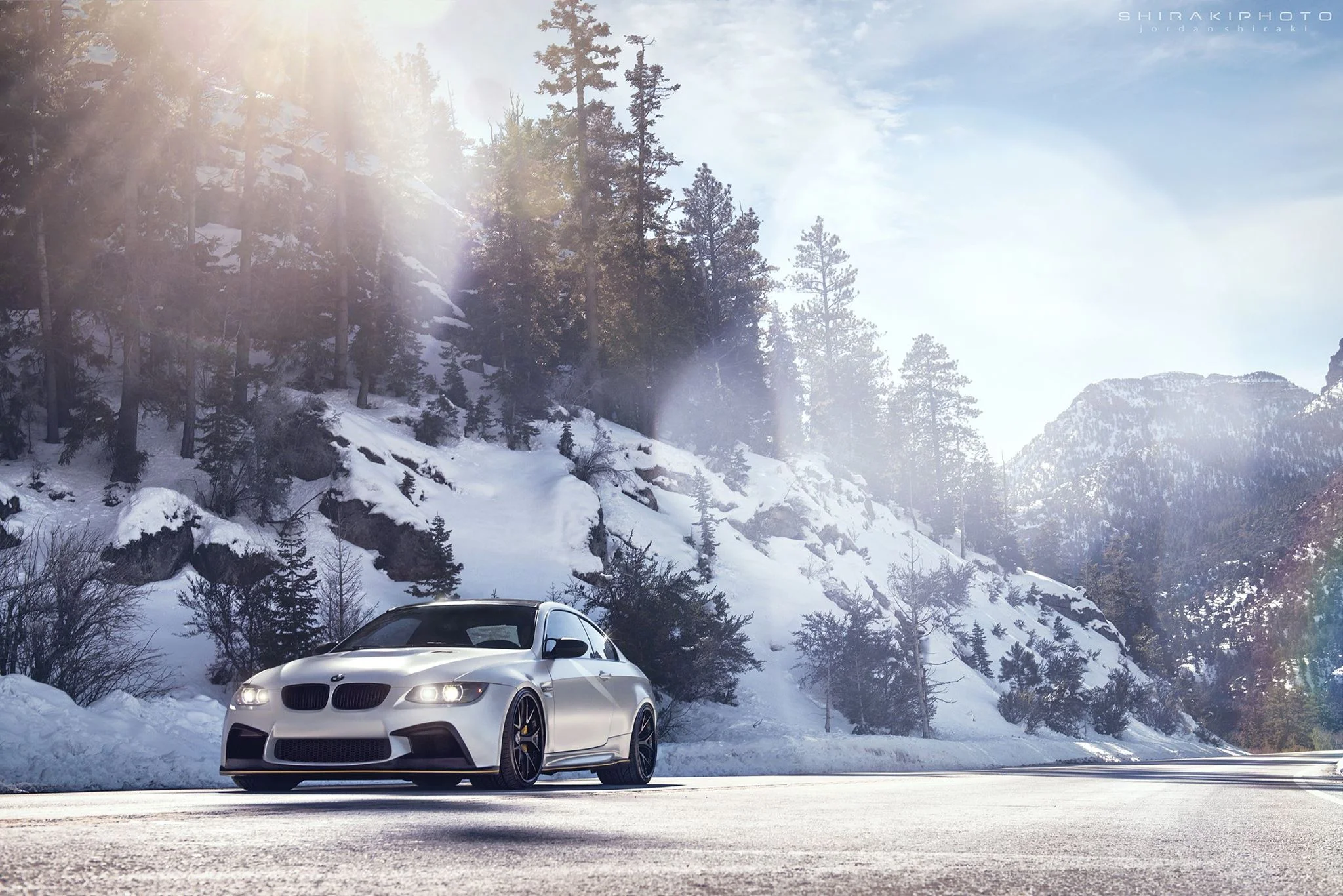 Pearlescent White Bmw